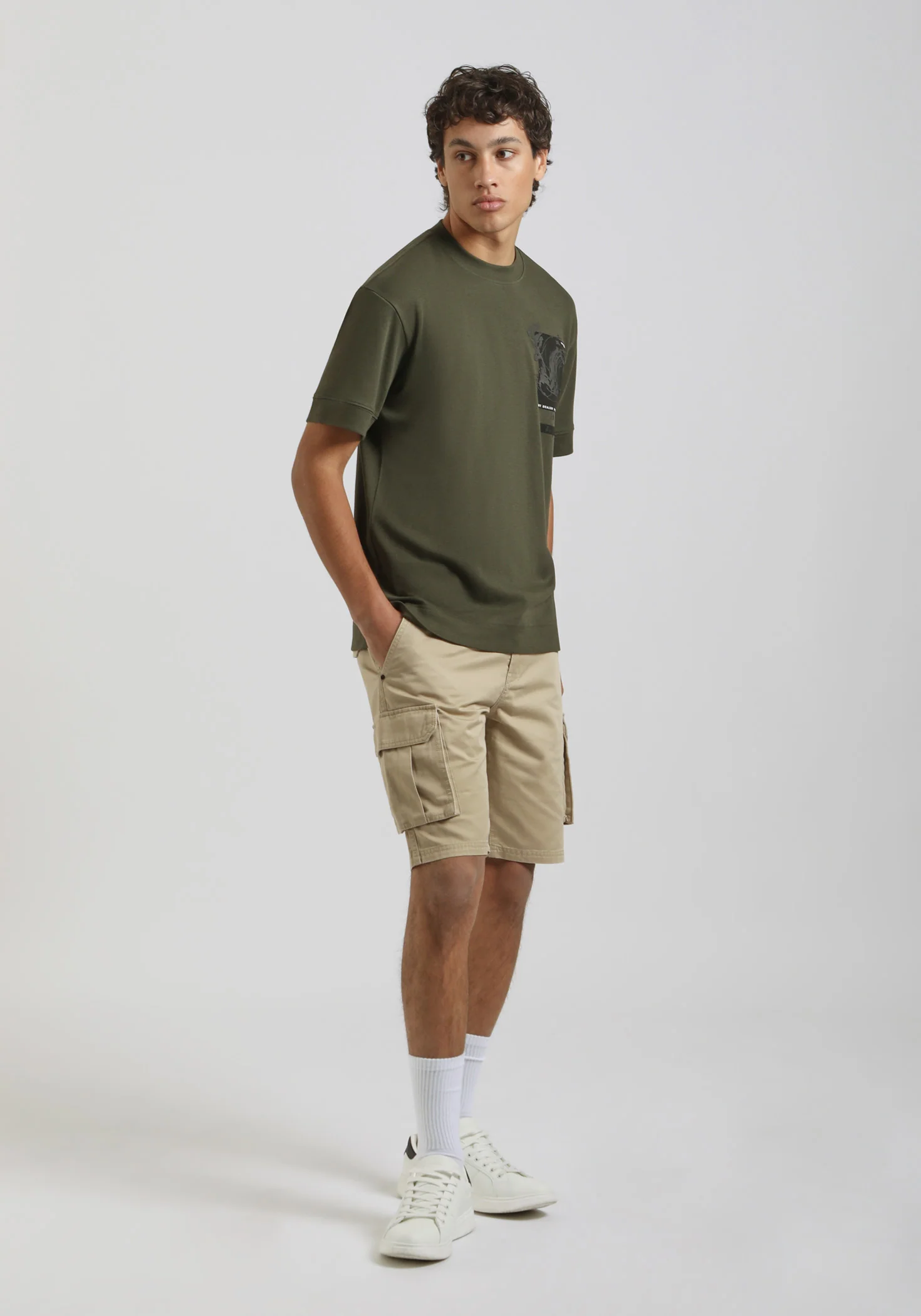 Bermuda cargo 100% cotone
