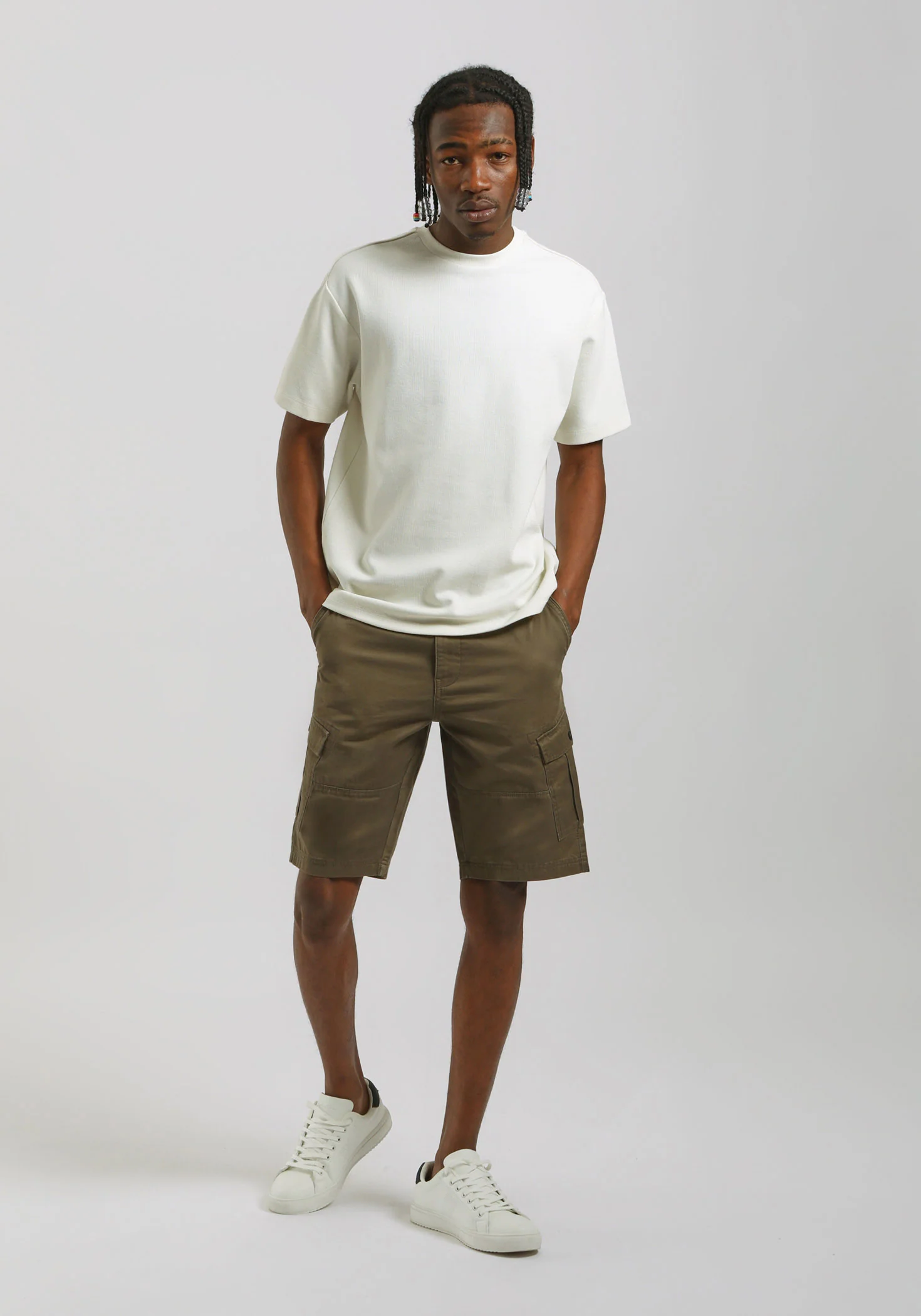 Bermuda cargo 100% cotone