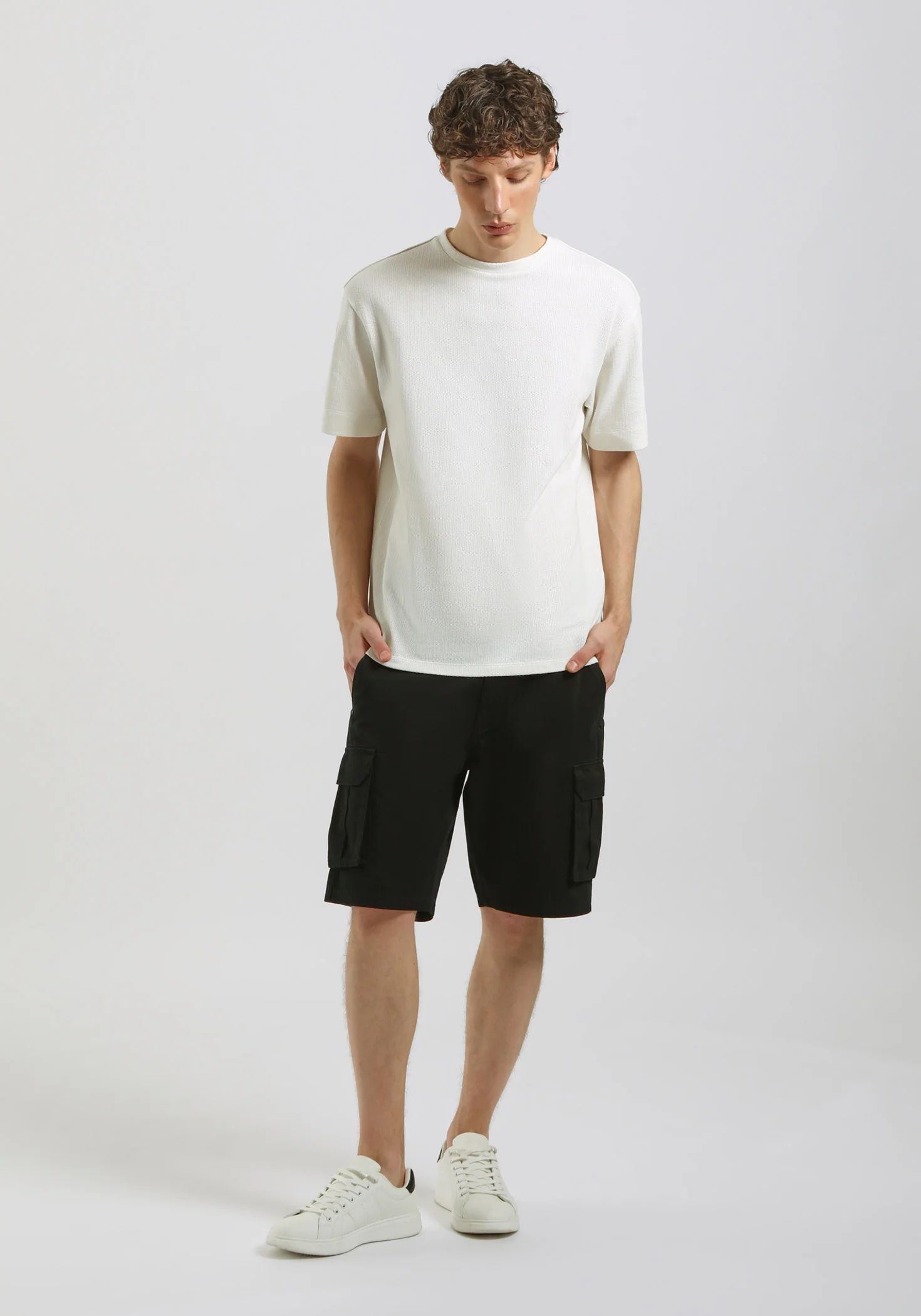Bermuda cargo 100% cotone
