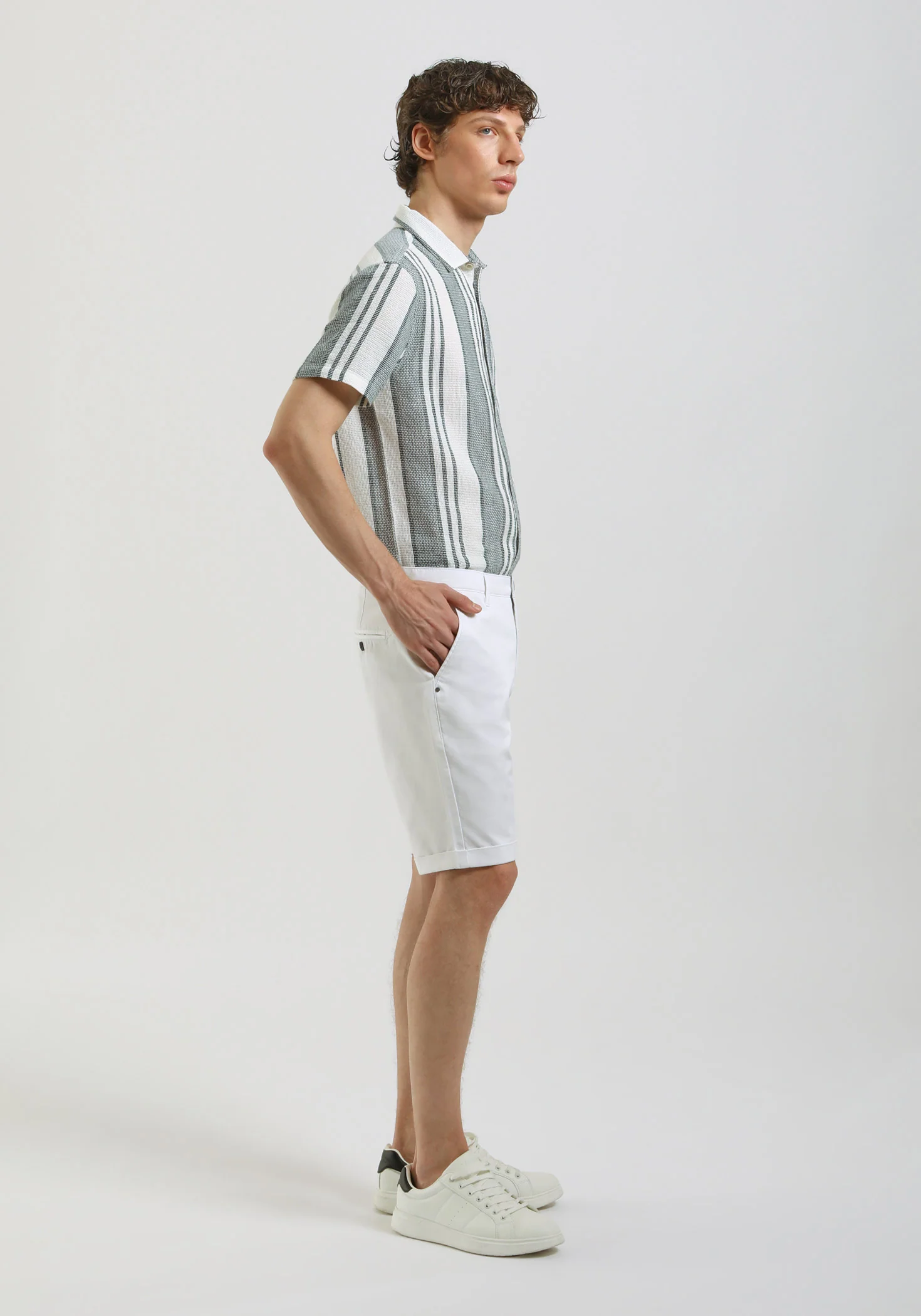 Bermuda chino in cotone - Image 4