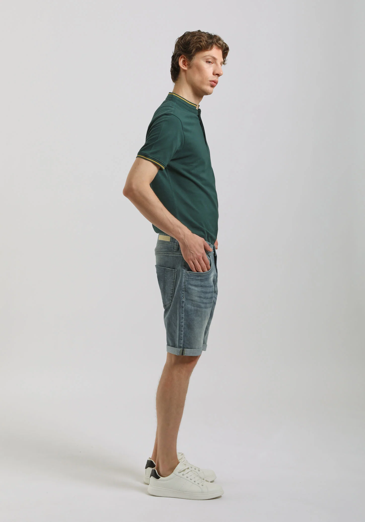 Bermuda di jeans slim fit - Image 4