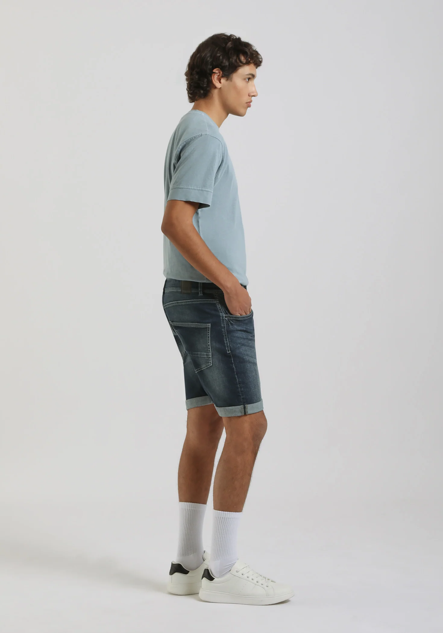 Bermuda di jeans slim fit - Image 4