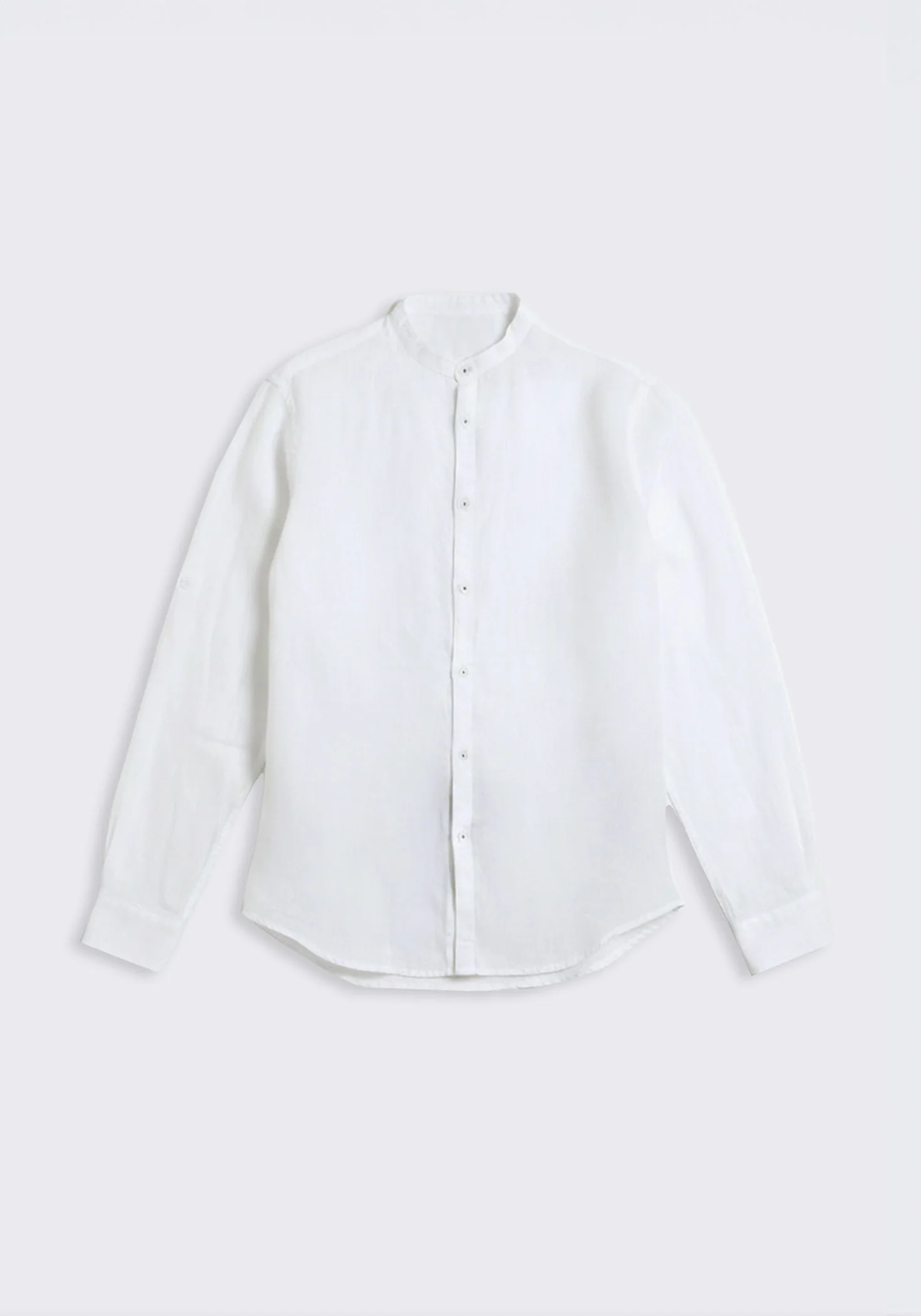 Camicia 100% lino con collo coreano - Image 6
