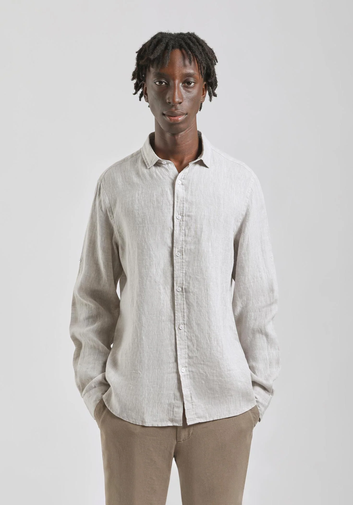 Camicia 100% lino