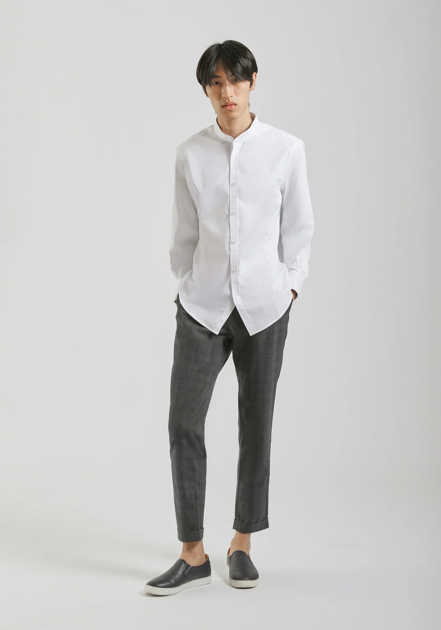 Camicia collo coreano - Image 5