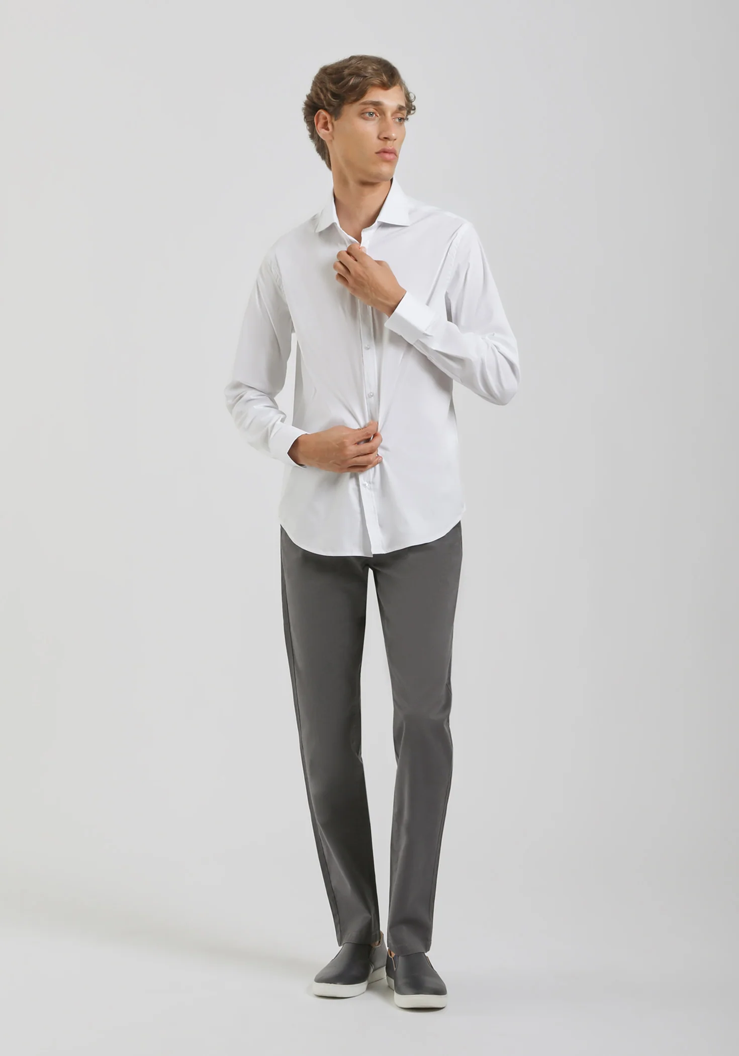 Camicia manica lunga in cotone - Image 5