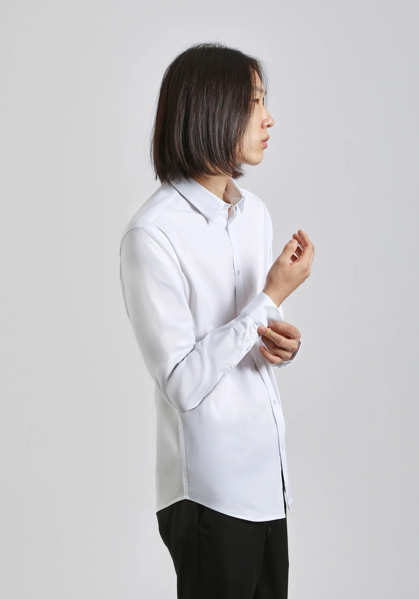 Camicia manica lunga in cotone - Image 3