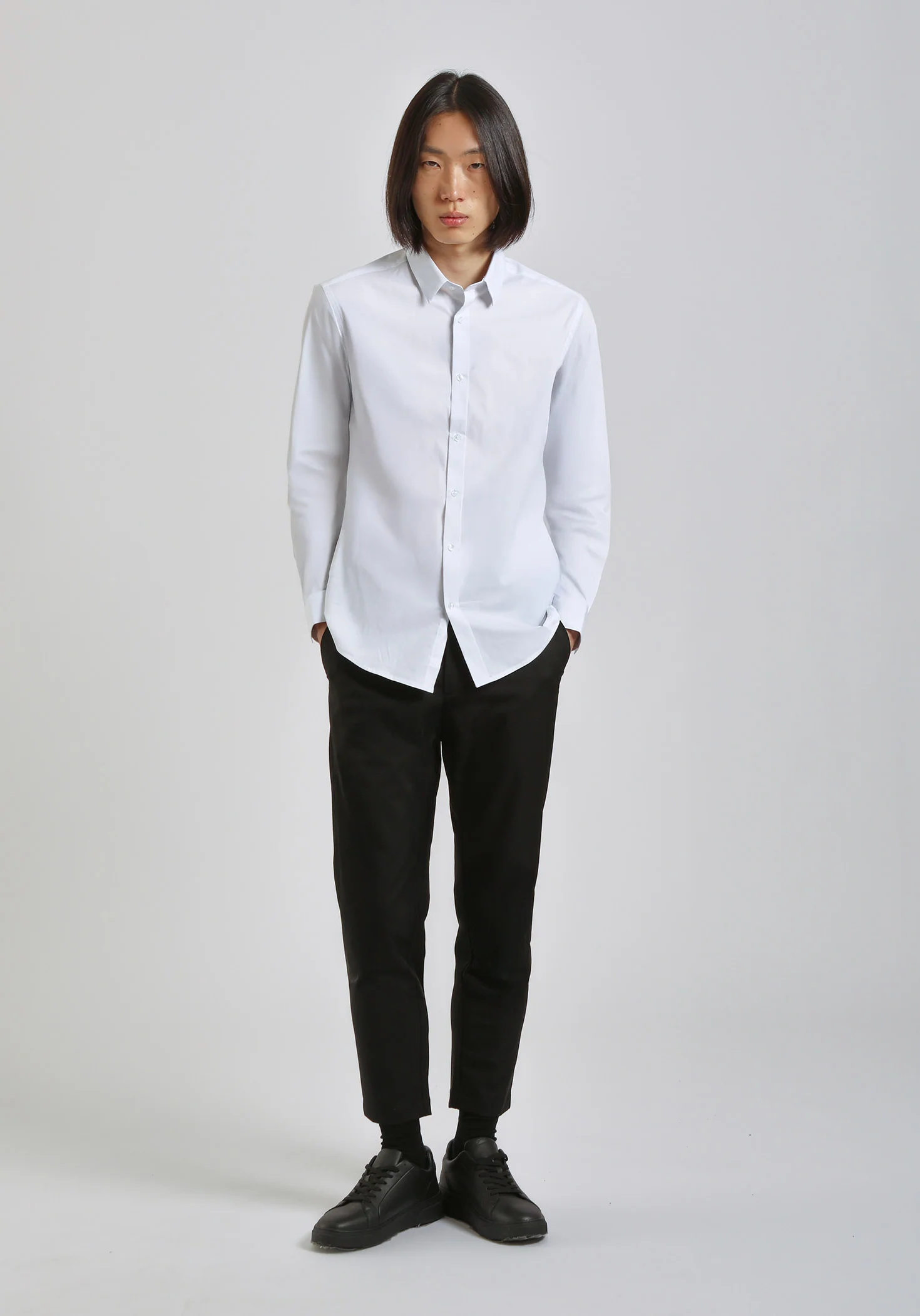 Camicia manica lunga in cotone - Image 5