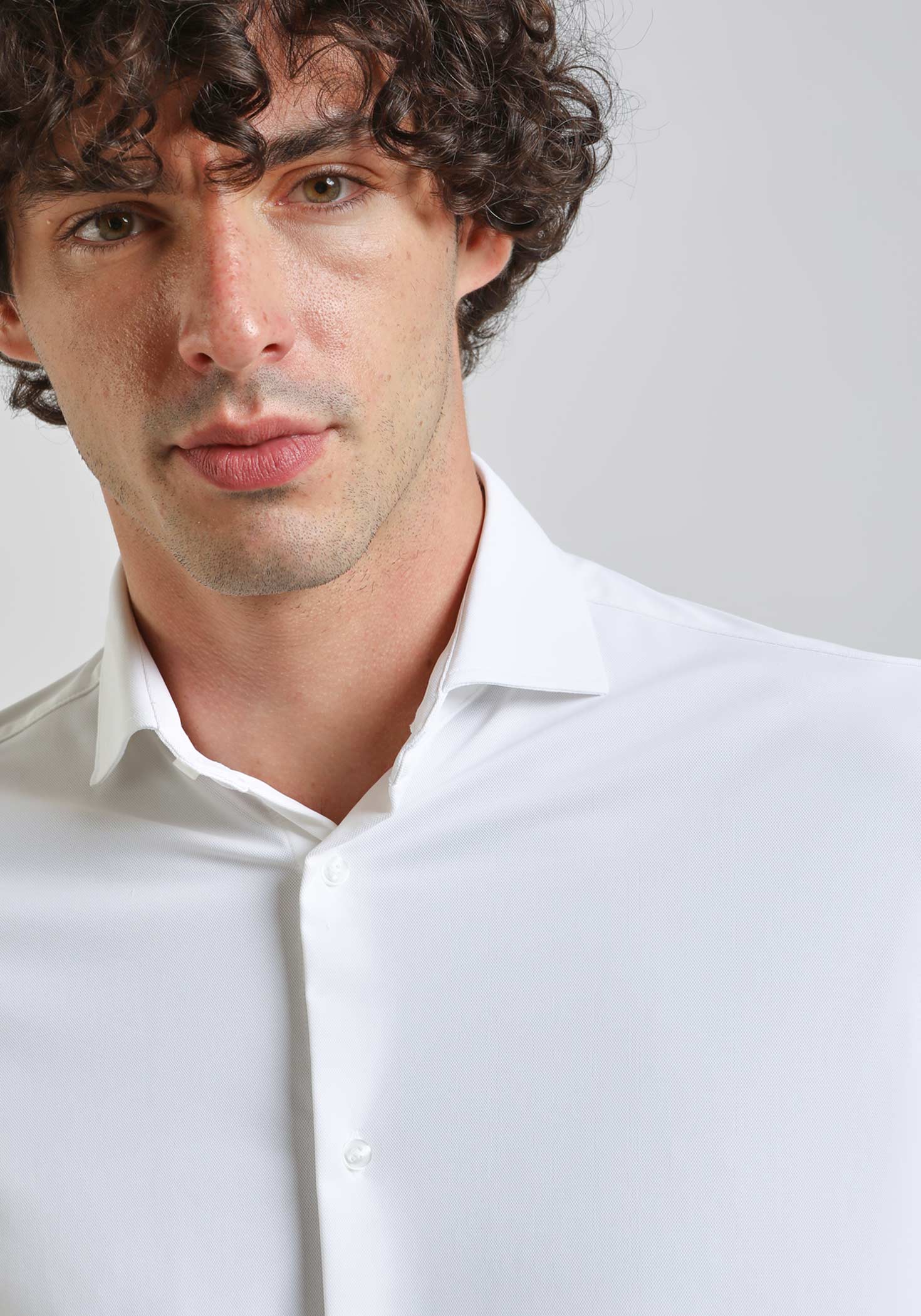 Camicia manica lunga tinta unita - Image 2