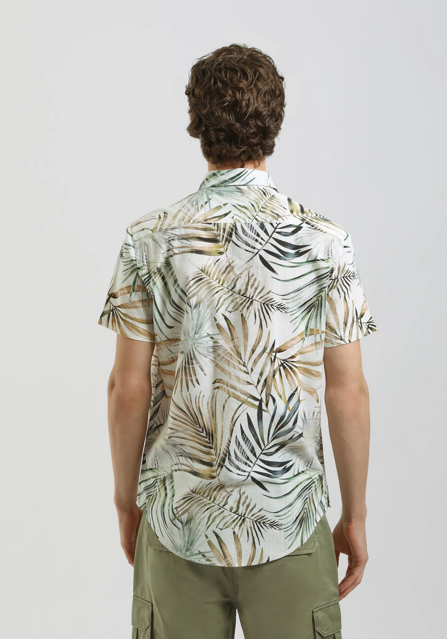 Camicia mezza manica 100% cotone con fantasia - Image 4