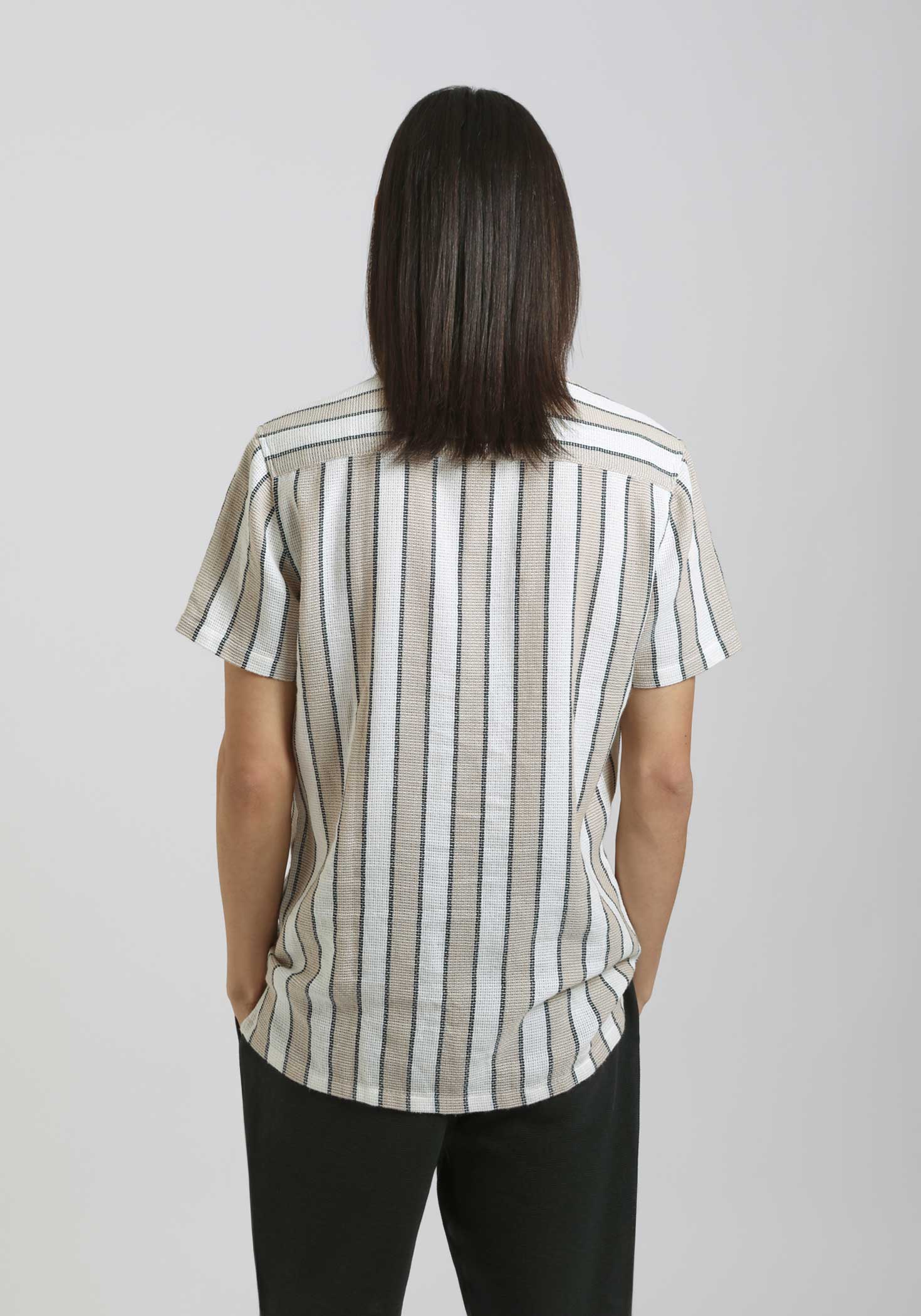 Camicia mezza manica a righe - Image 4