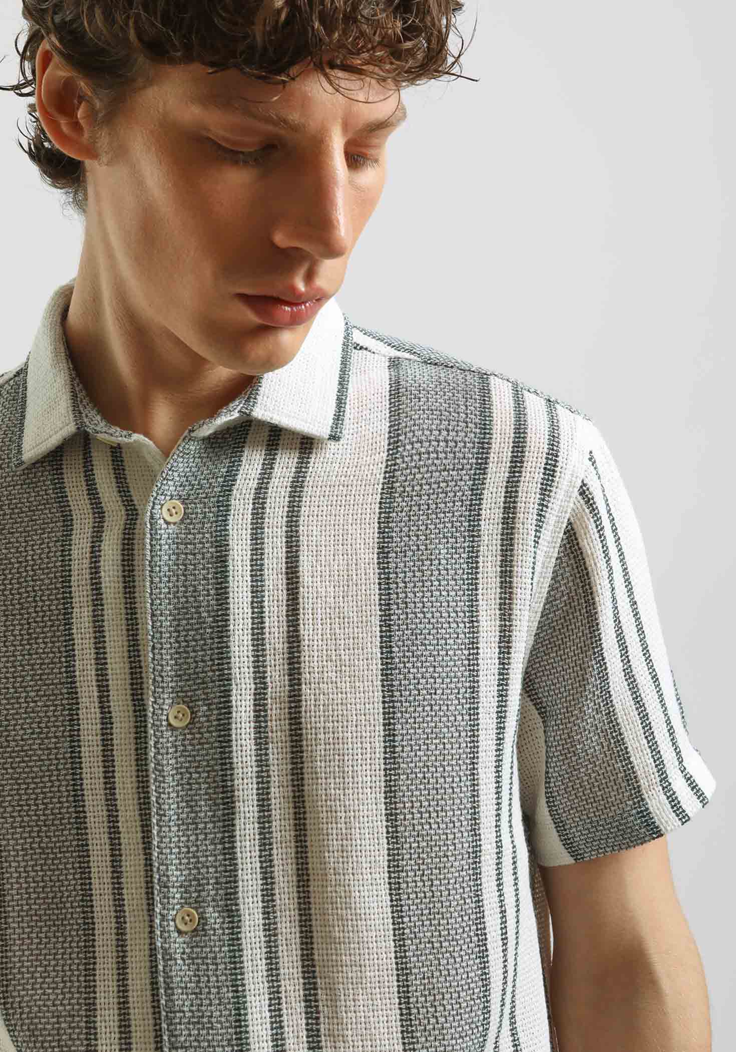 Camicia mezza manica a righe - Image 2