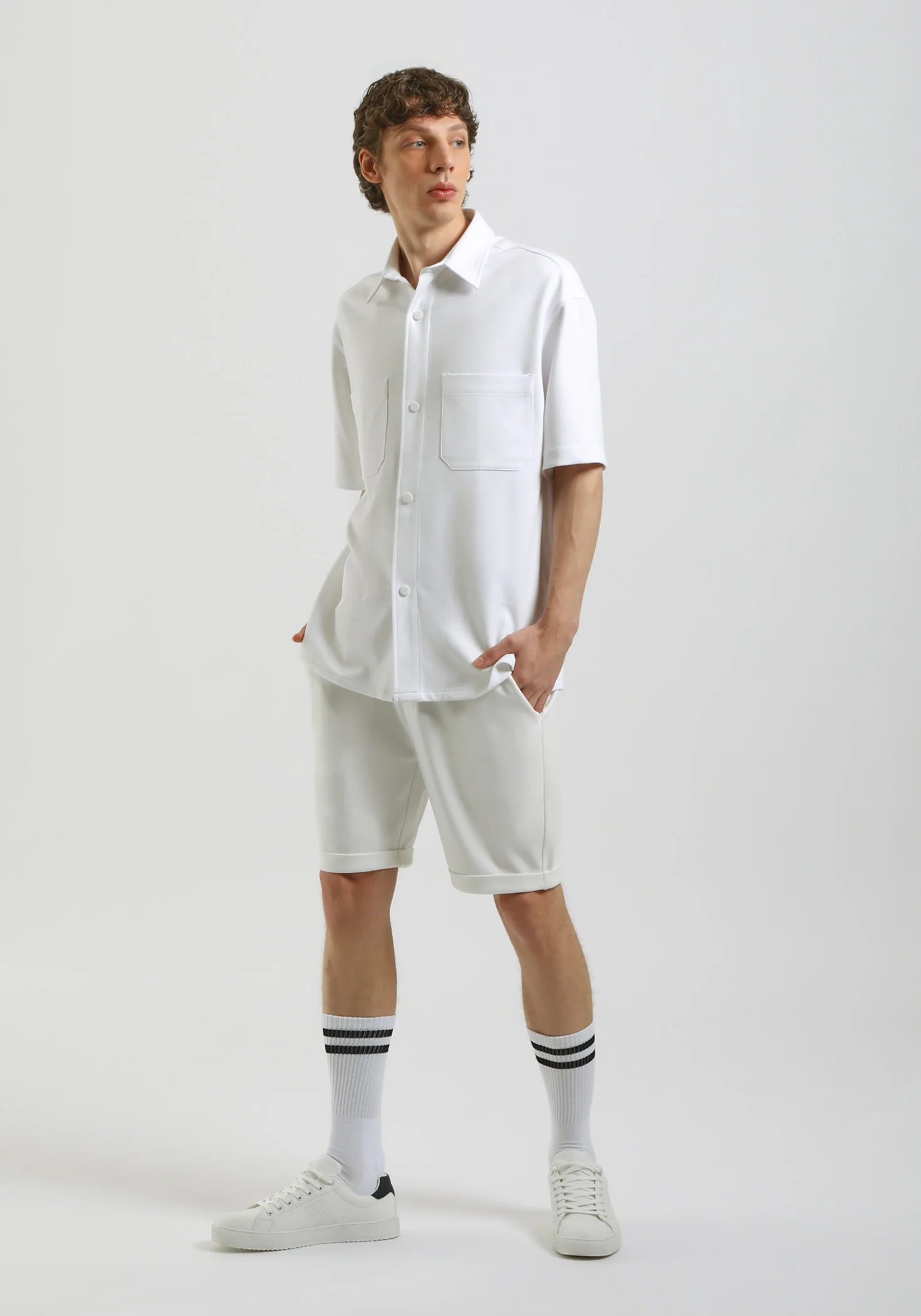 Camicia mezza manica con tasconi - Image 7