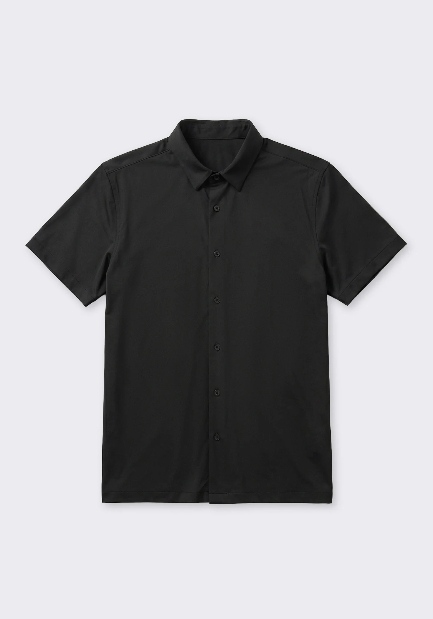 Camicia mezza manica in tessuto elastico - Image 6