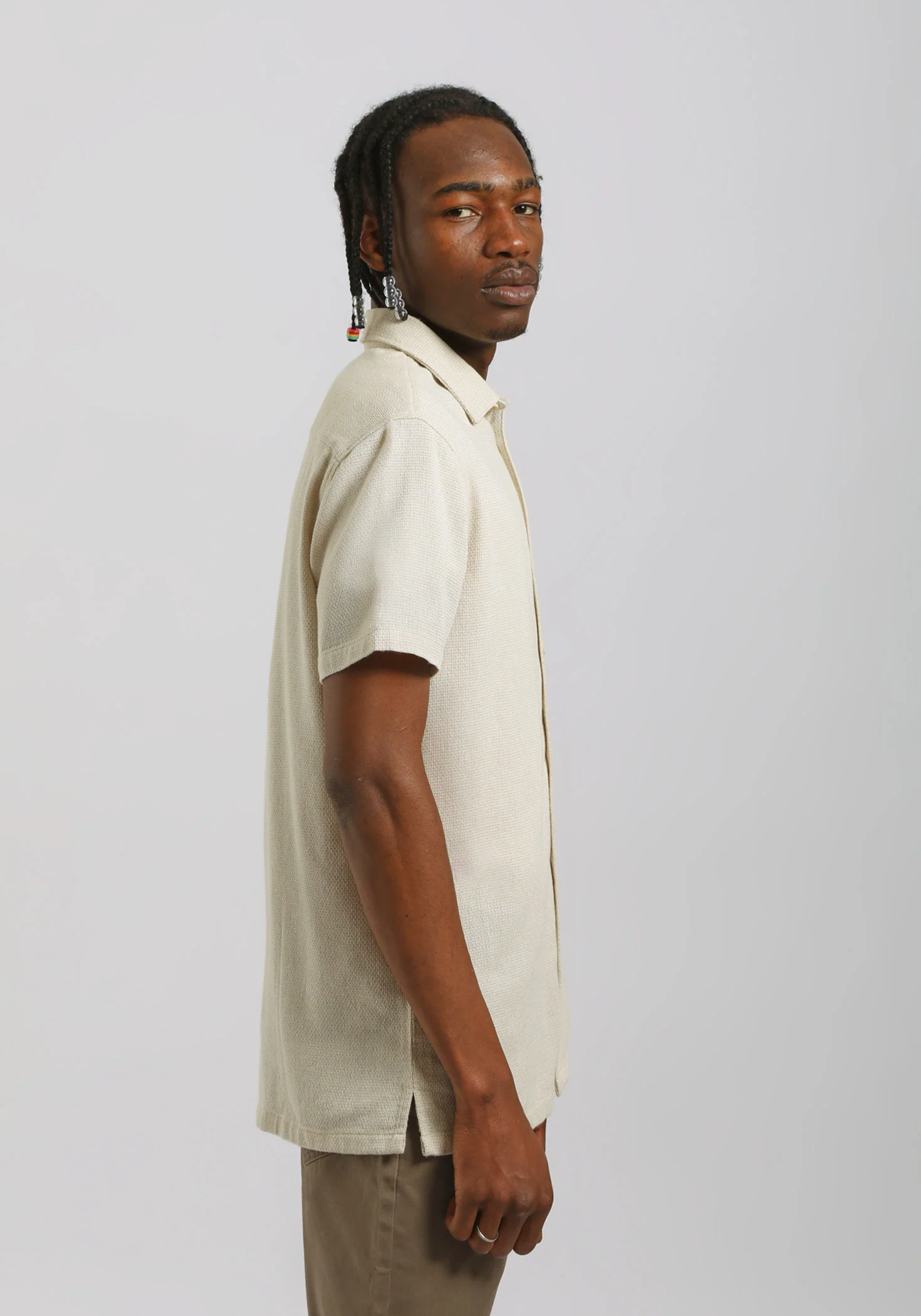 Camicia mezza manica misto cotone - Image 3