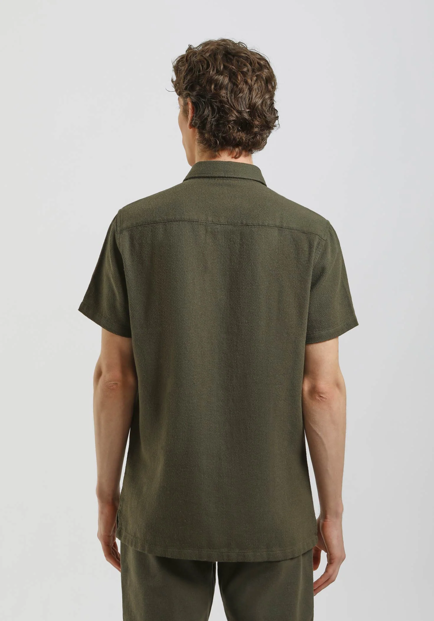 Camicia mezza manica misto cotone - Image 4