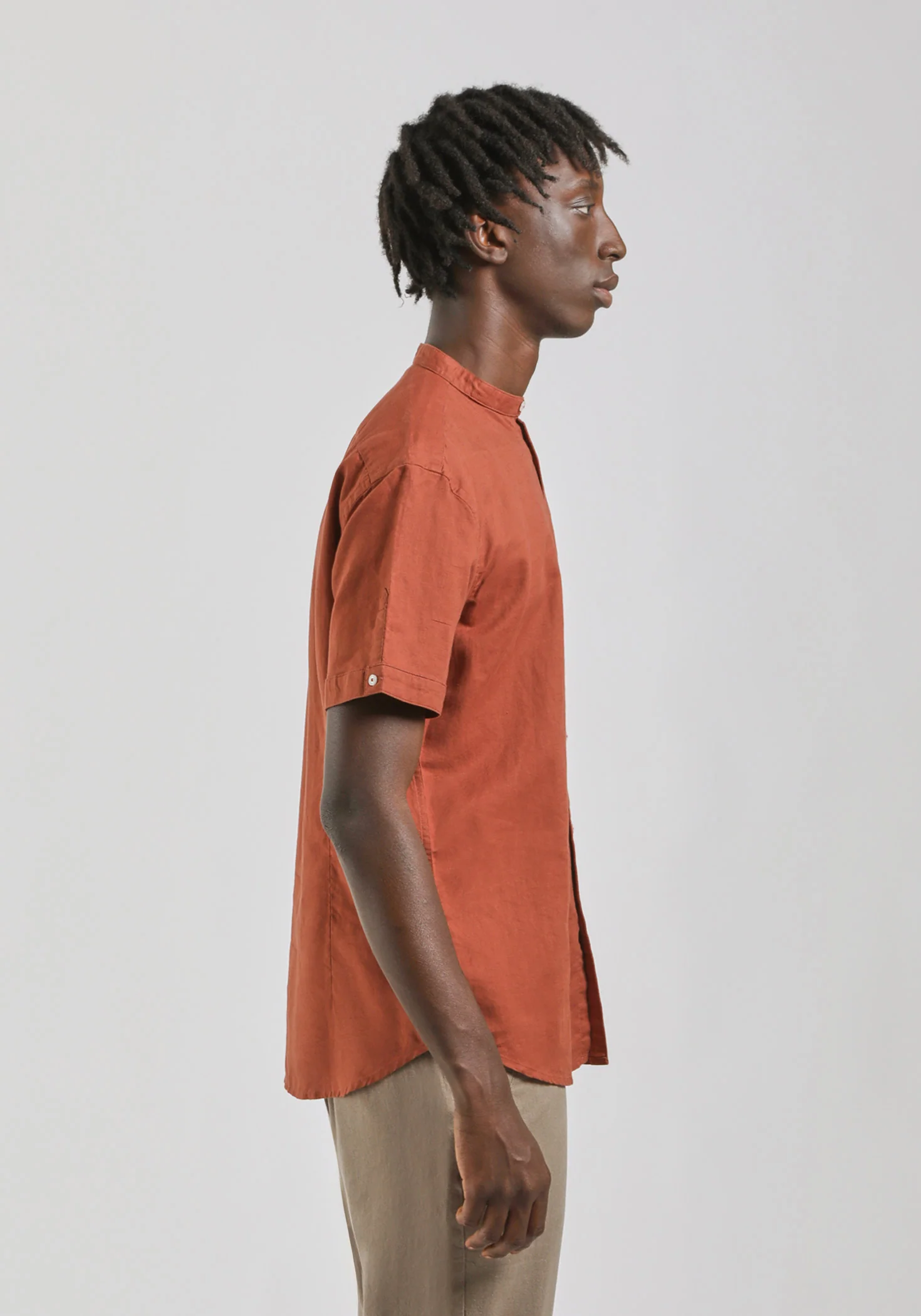 Camicia mezza manica misto lino - Image 5