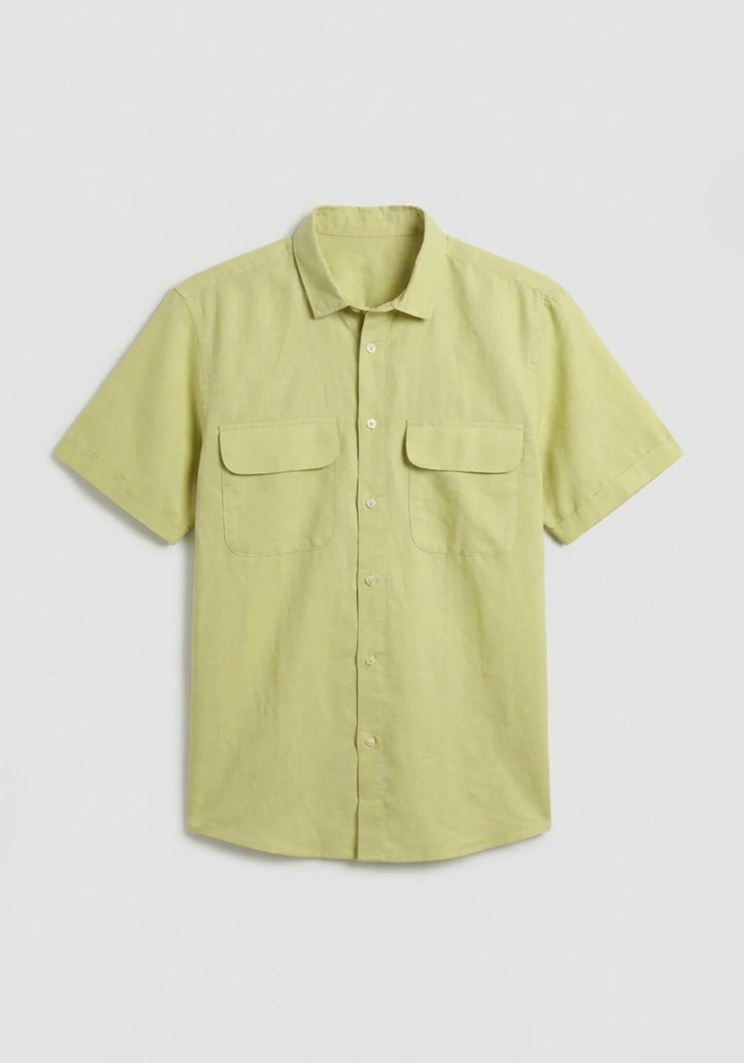 Camicia mezza manica misto lino - Image 6
