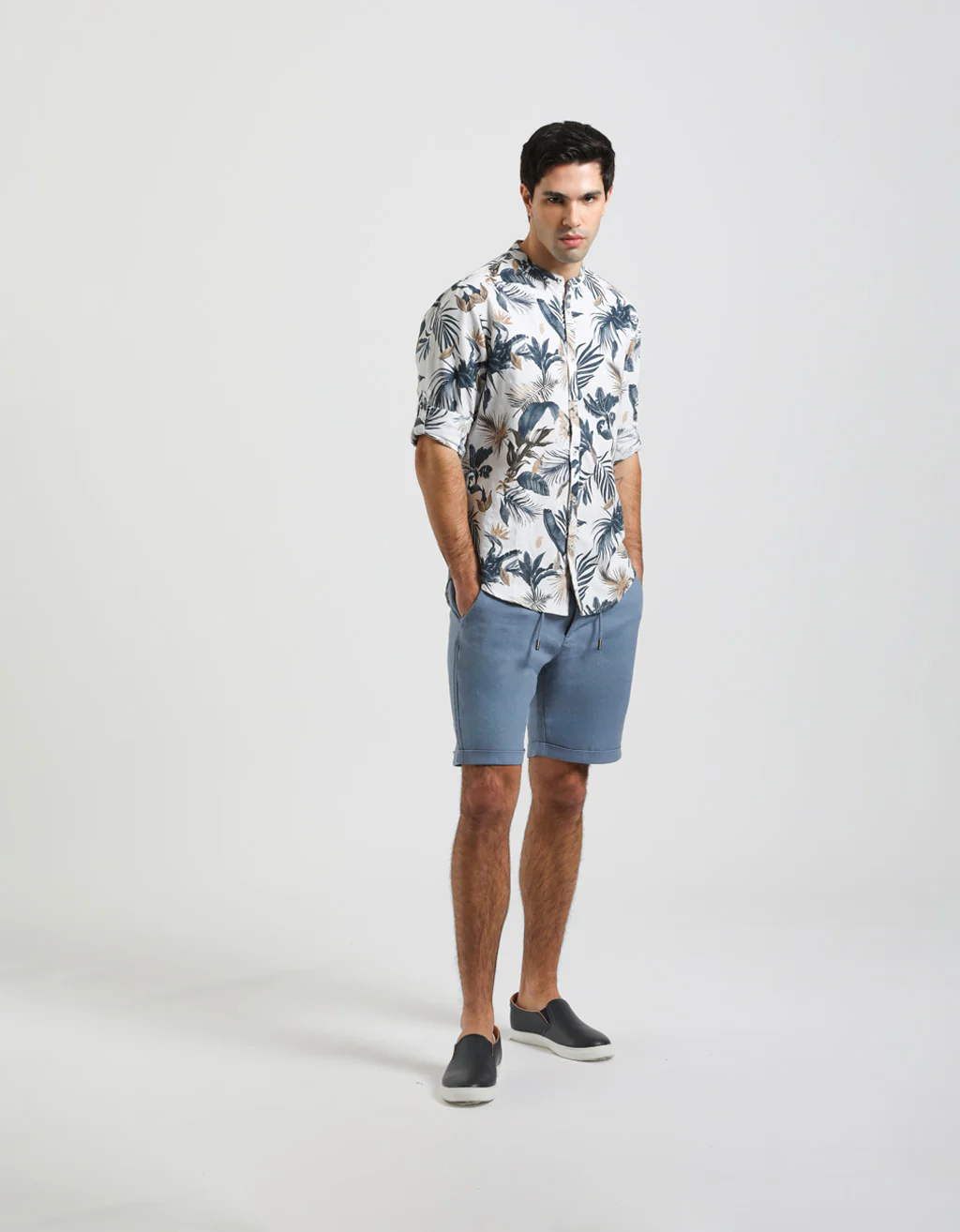 Camicia misto lino fantasia - Image 6