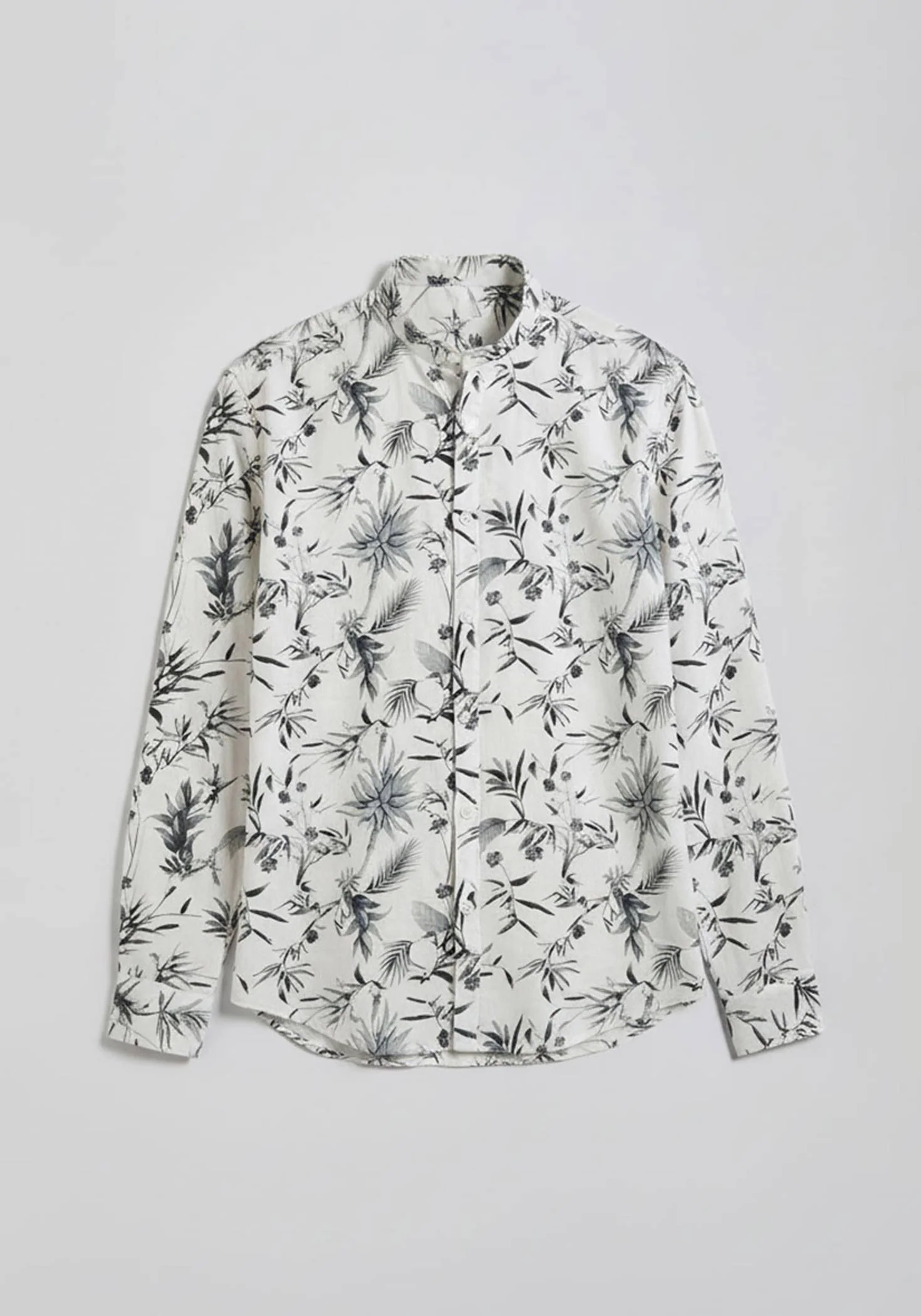 Camicia misto lino fantasia - Image 2