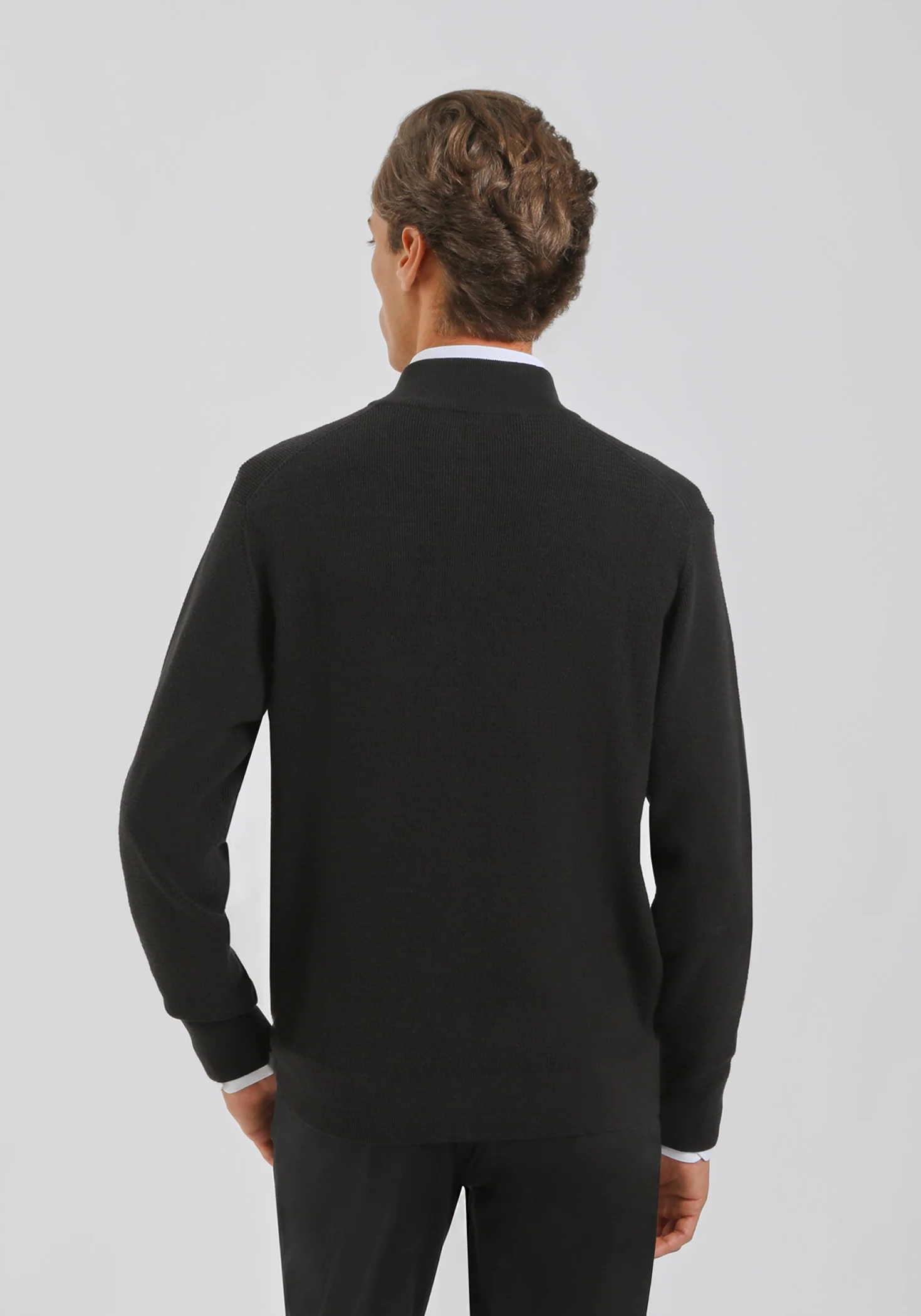 Cardigan con zip - Image 4