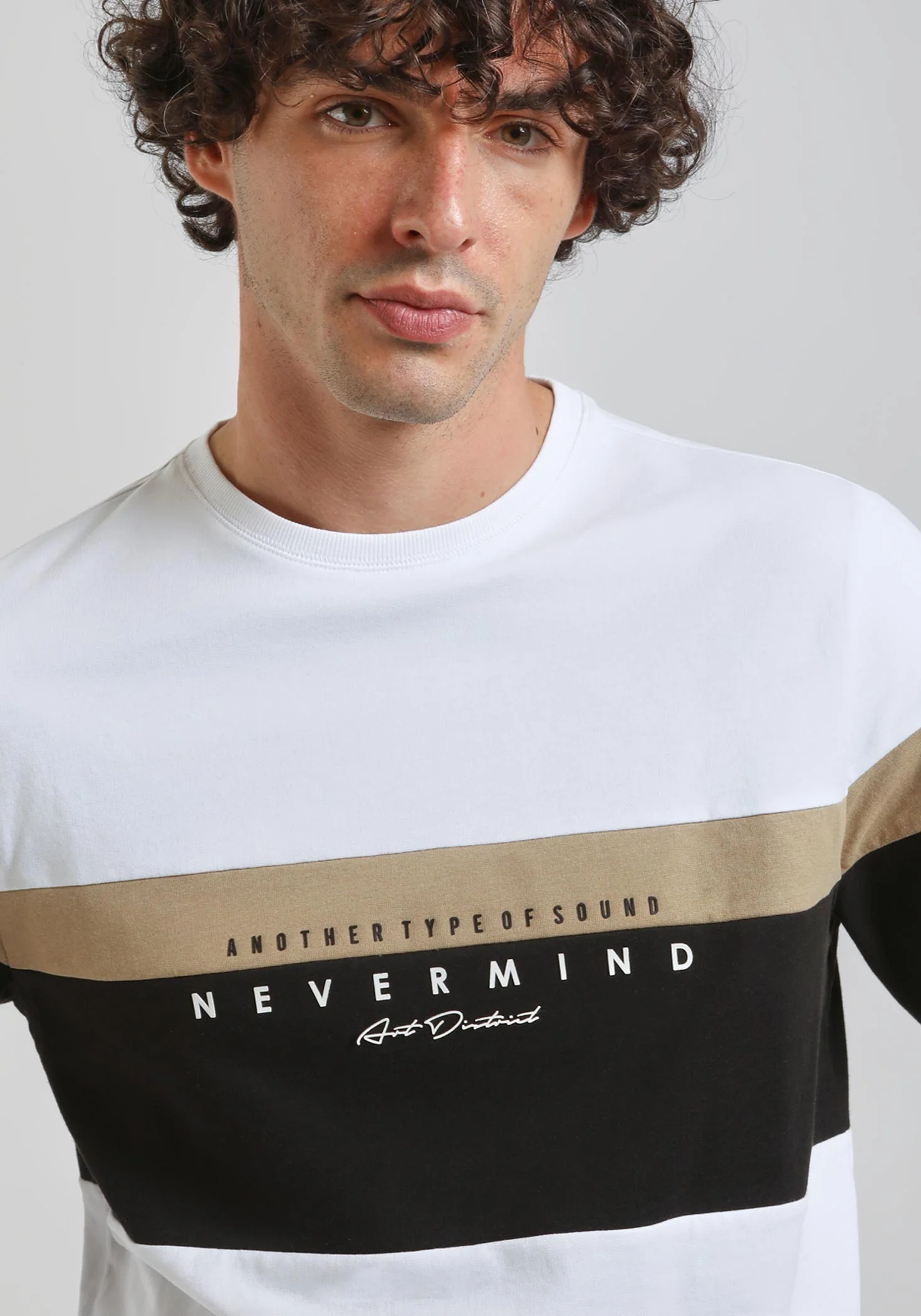Felpa girocollo colorblock - Image 4