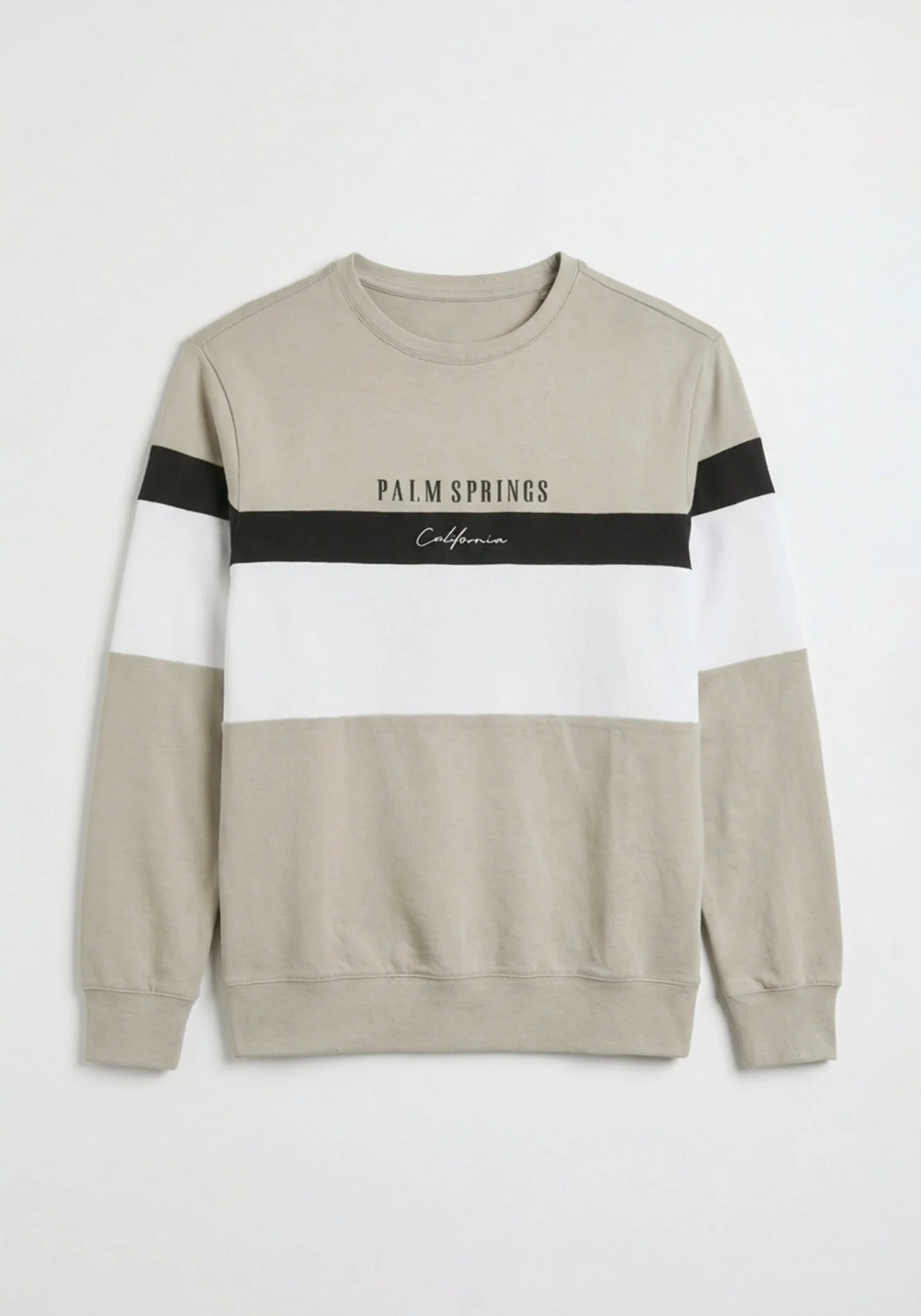 Felpa girocollo colorblock - Image 6