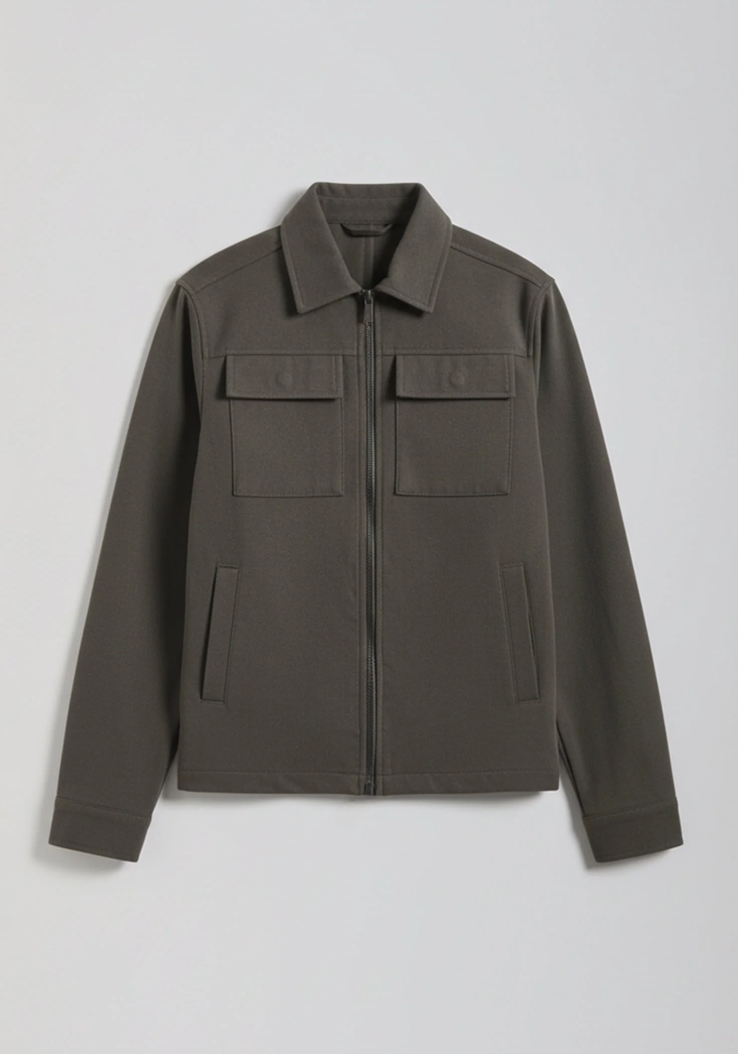 Giacca camicia effetto camoscio - Image 6