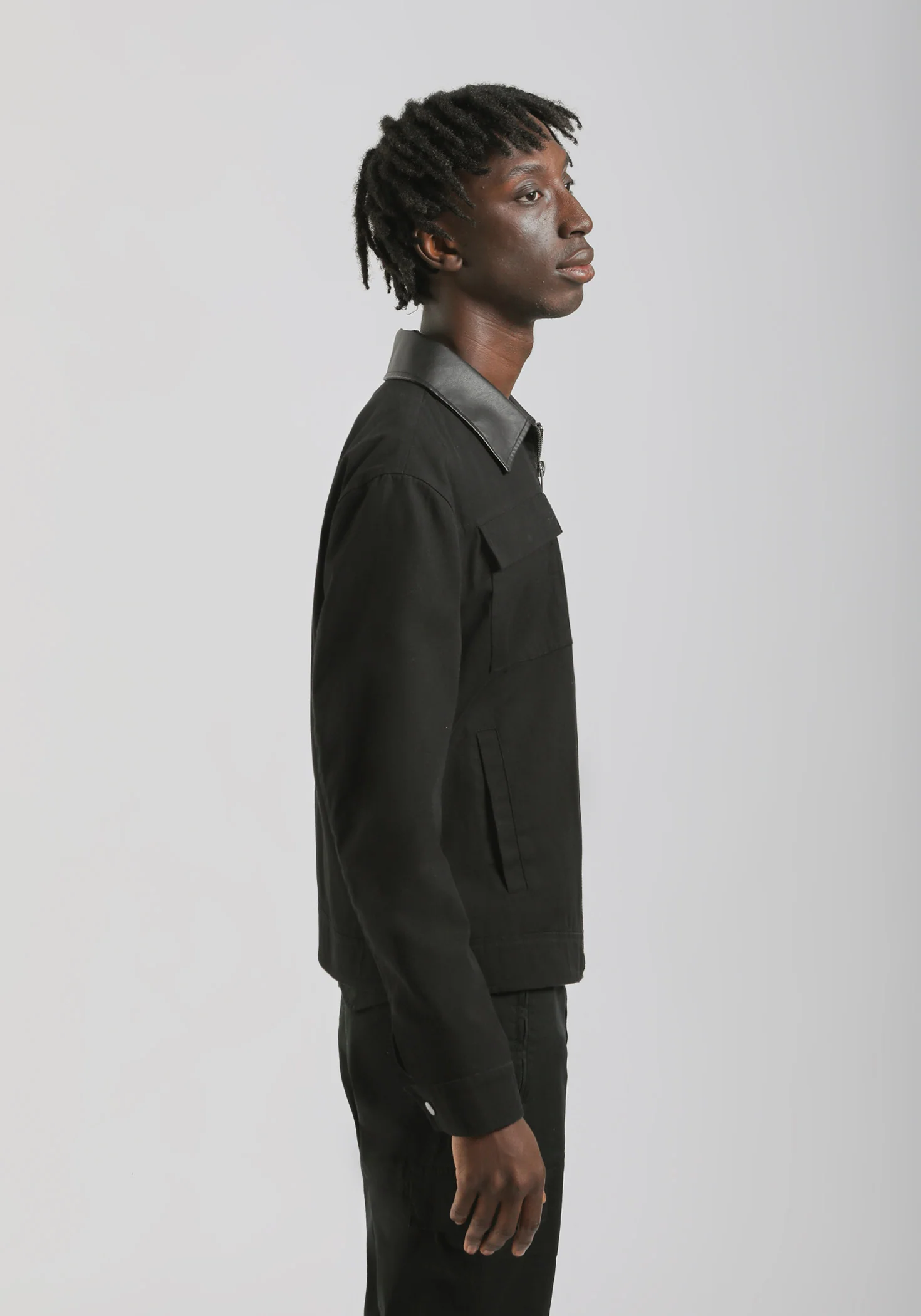 Giacca camicia in cotone - Image 3
