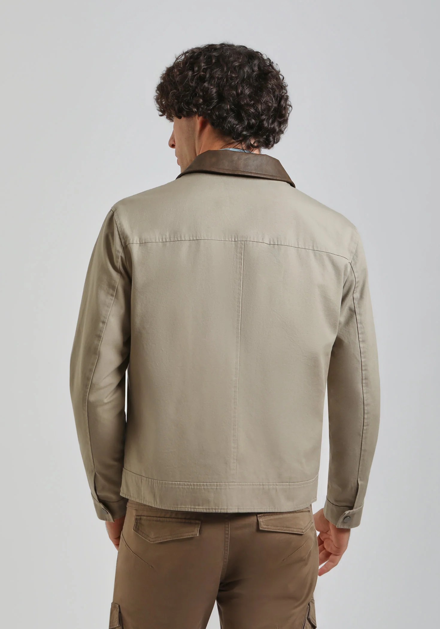 Giacca camicia in cotone - Image 4