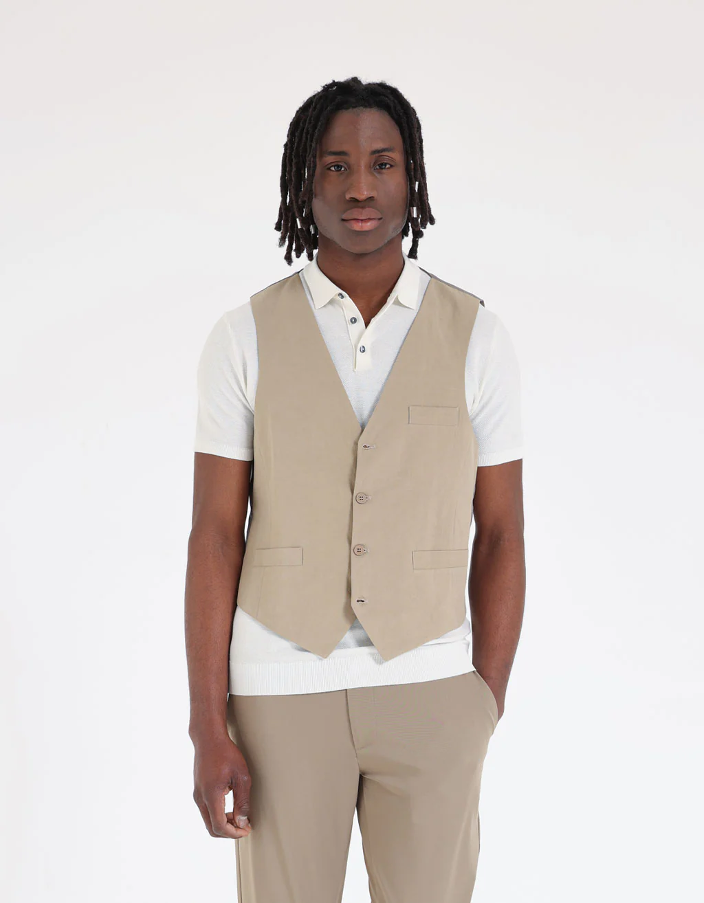 Gilet in misto viscosa