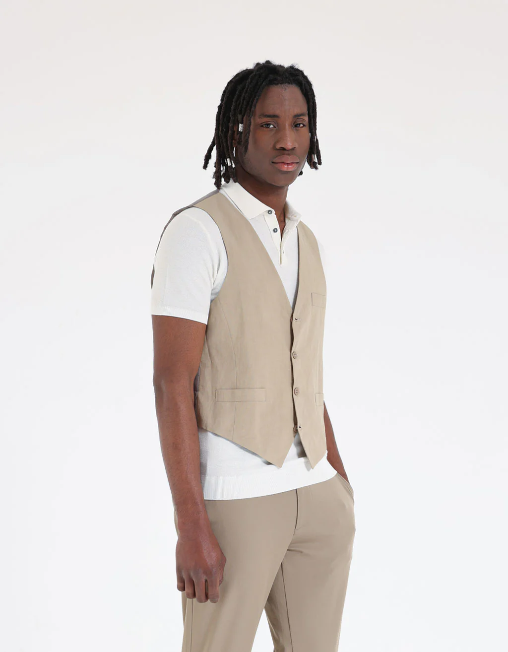Gilet in misto viscosa - Image 3