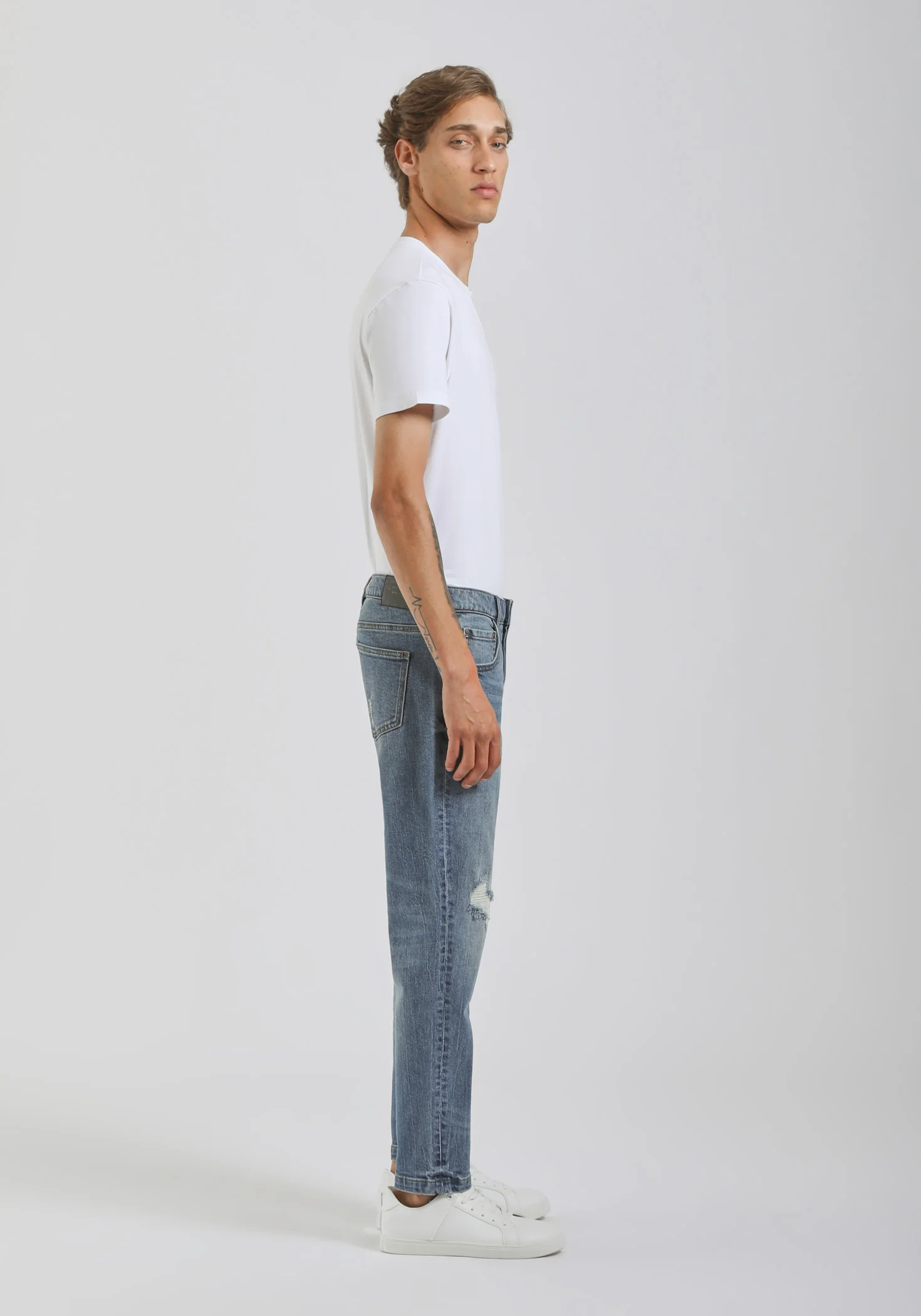 Jeans skinny fit con strappi - Image 2