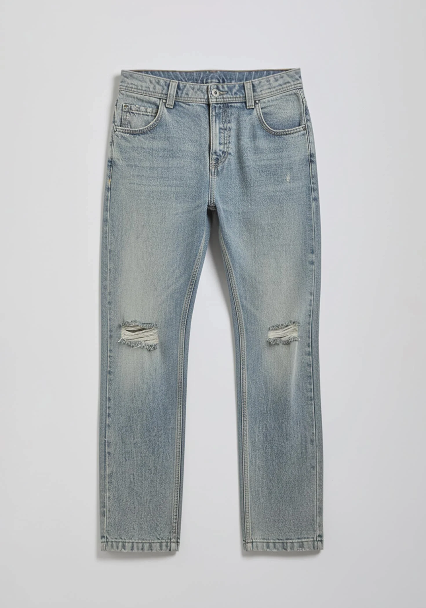Jeans slim fit con strappi - Image 7