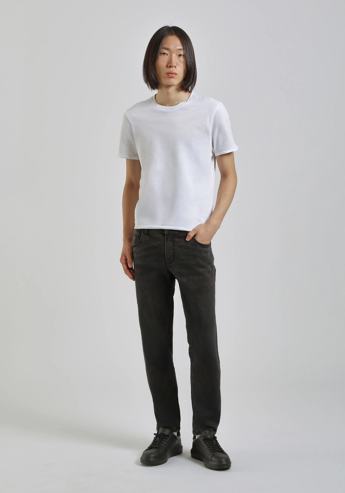 Jeans slim fit nero