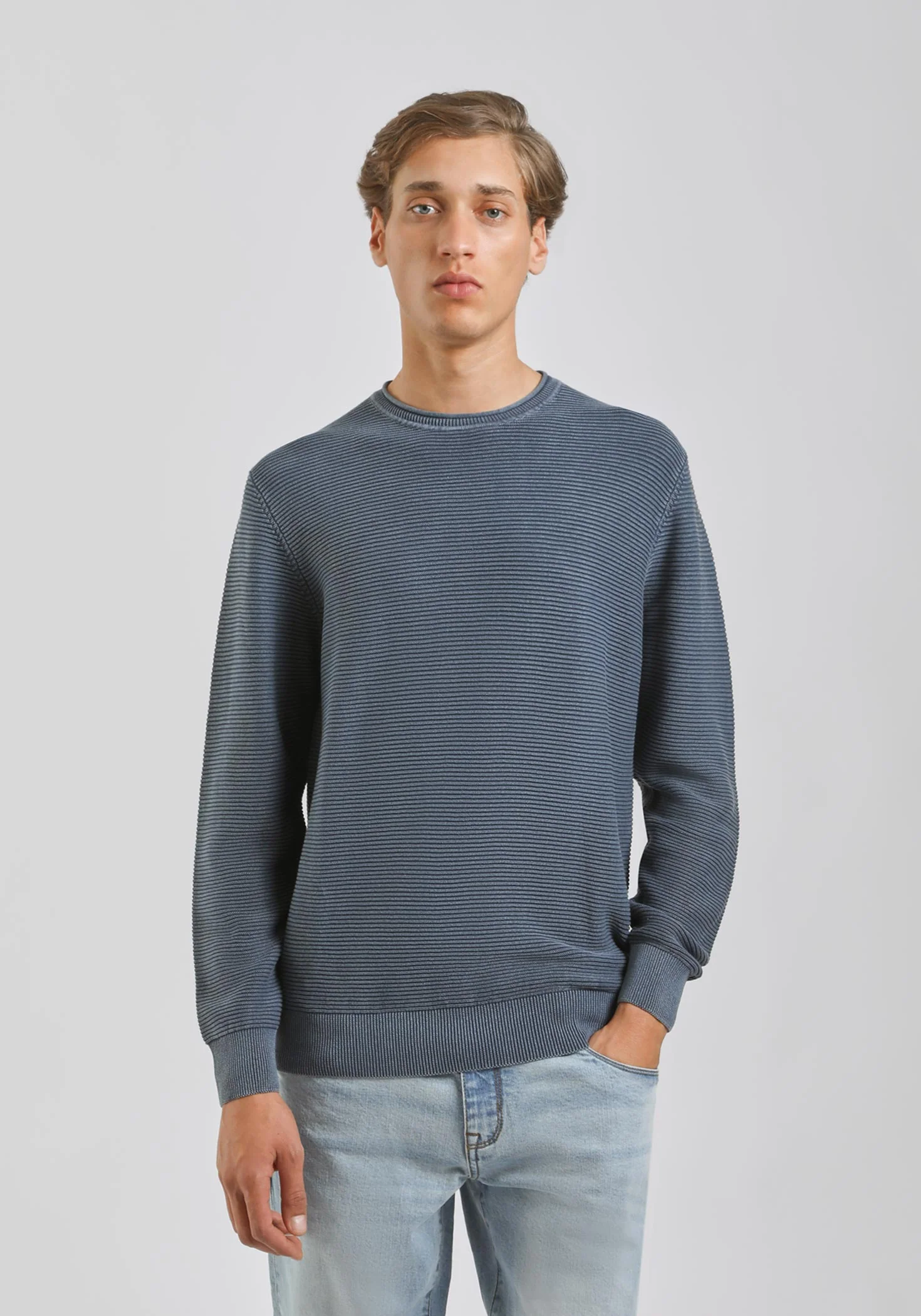 Maglia girocollo 100% cotone