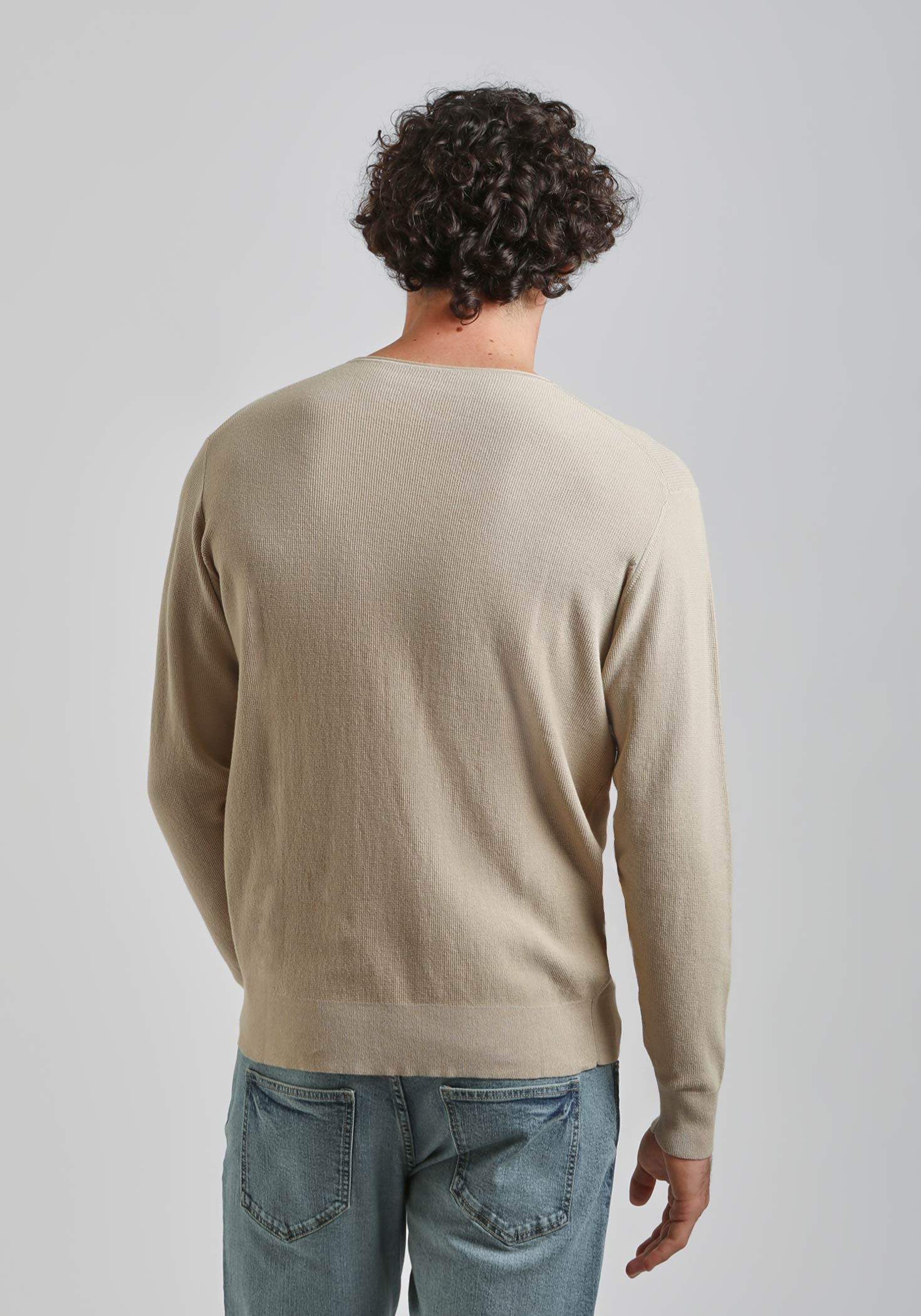 Maglia girocollo strutturato - Image 4