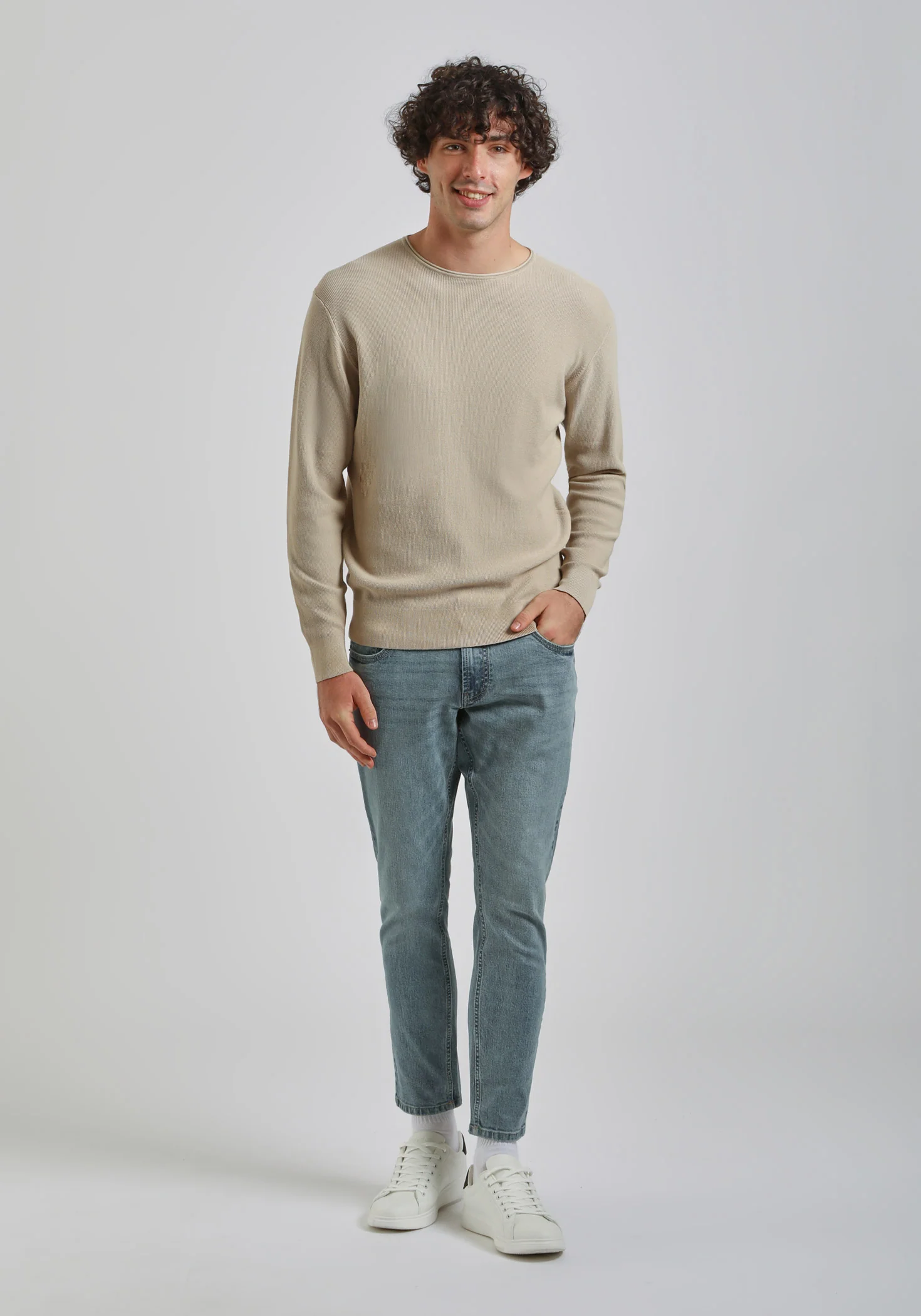 Maglia girocollo strutturato - Image 5