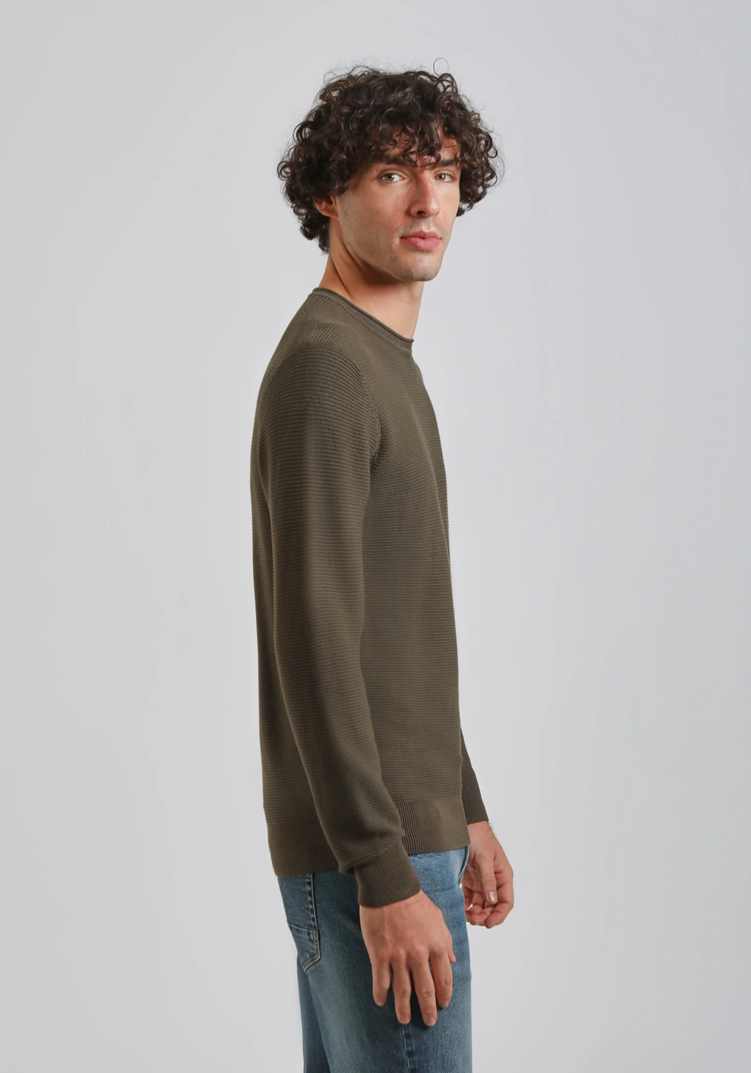 Maglia girocollo strutturato - Image 2