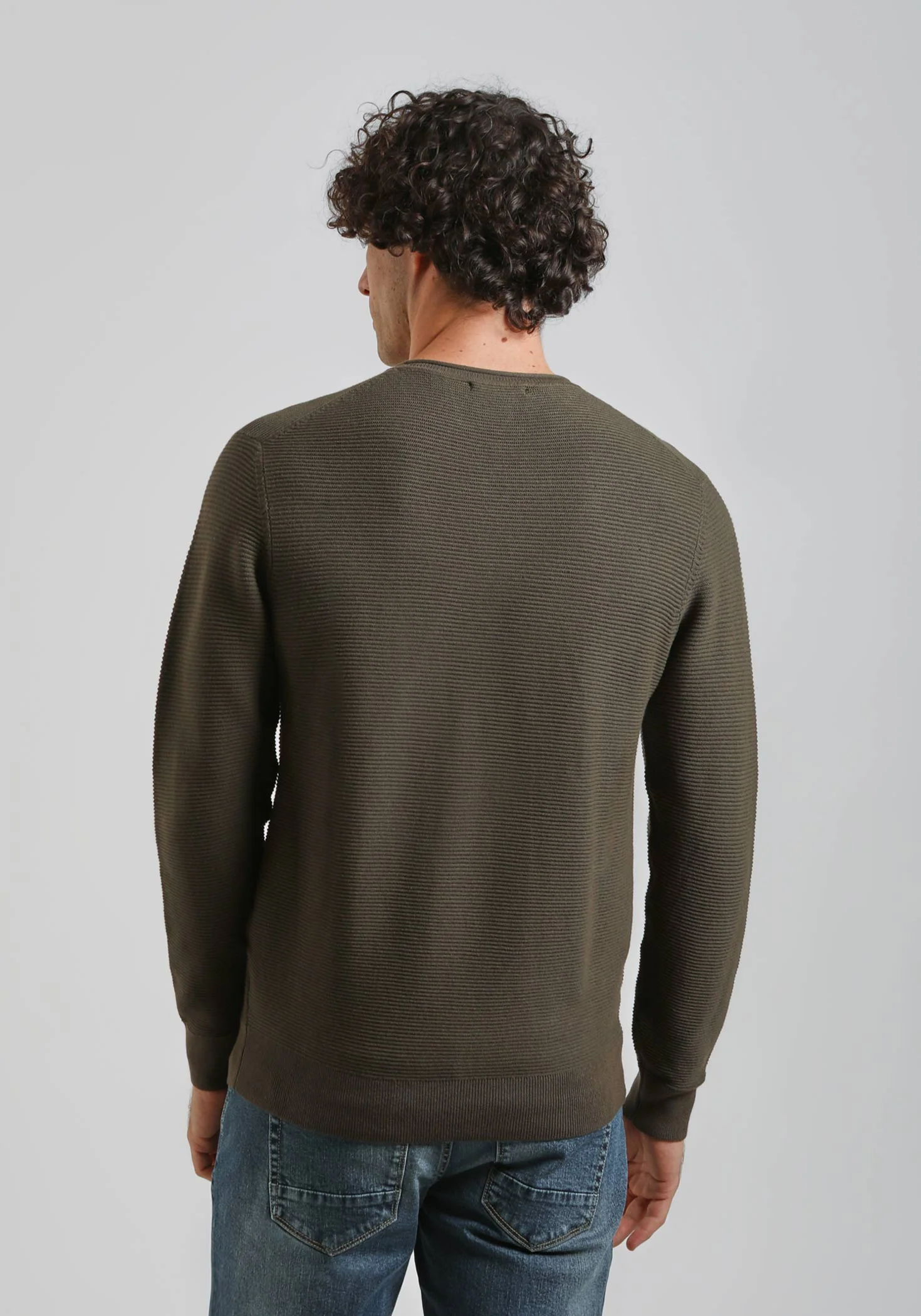 Maglia girocollo strutturato - Image 3