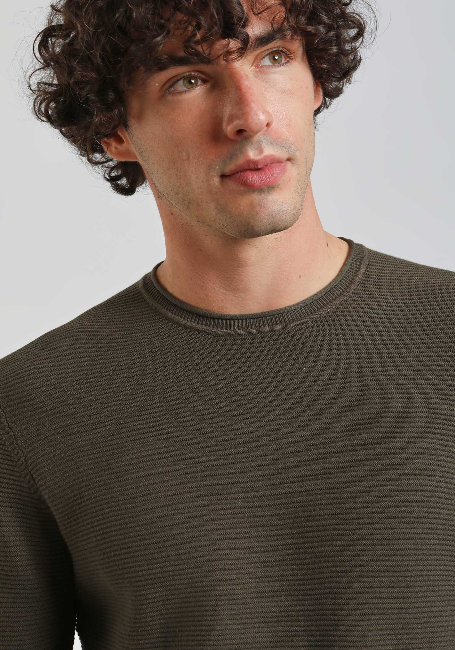 Maglia girocollo strutturato - Image 4