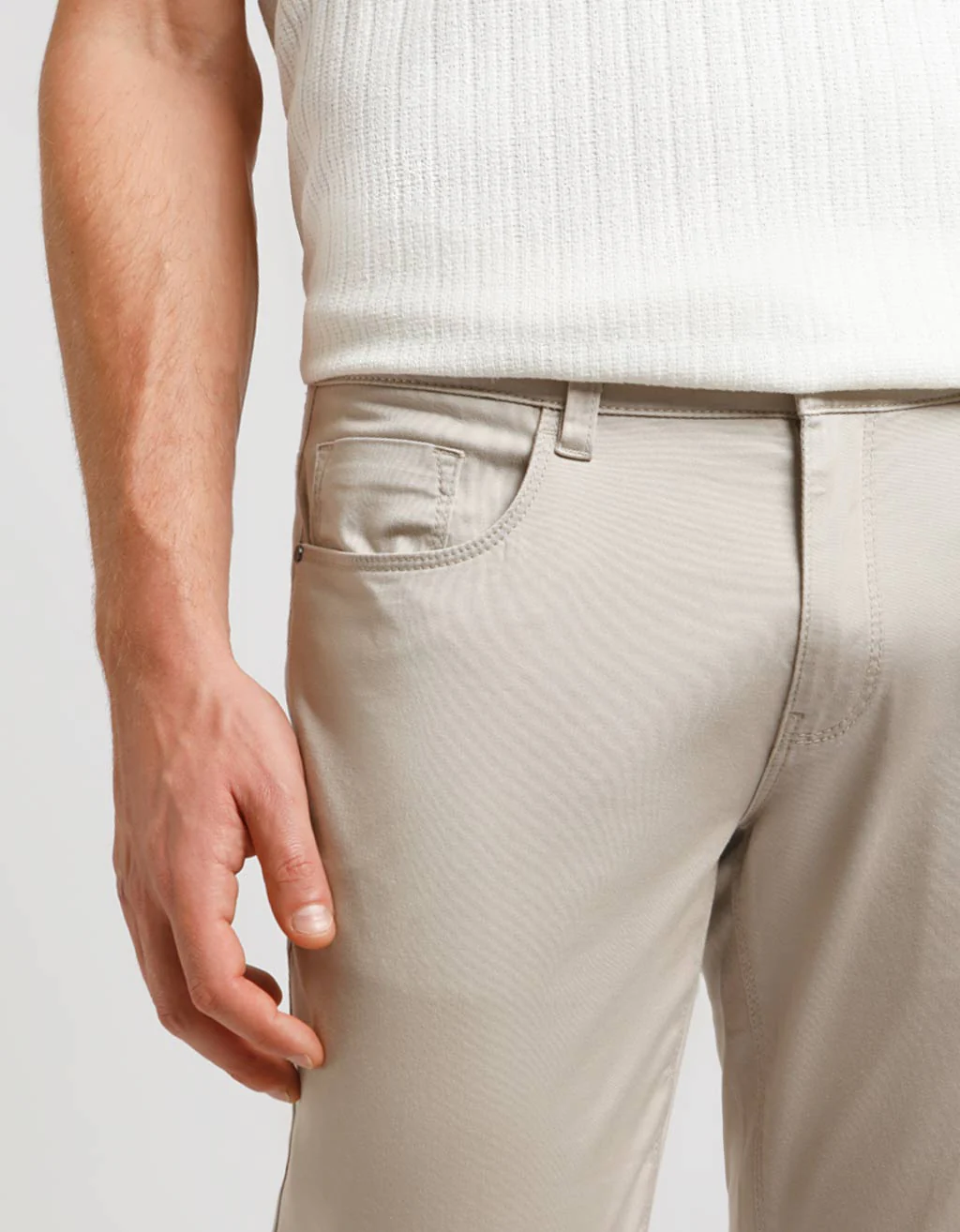 Pantalone cinque tasche in cotone - Image 4