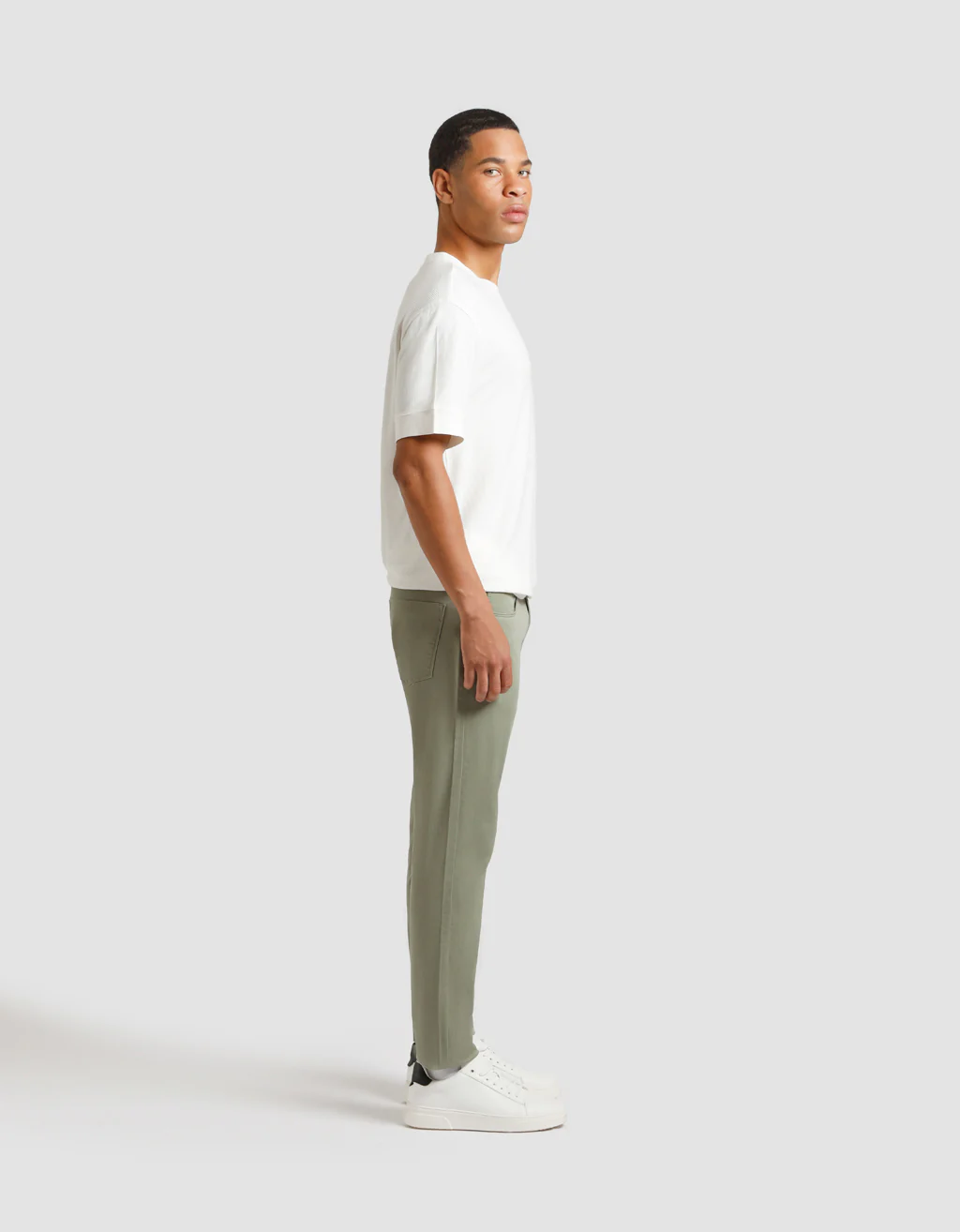 Pantalone cinque tasche in cotone - Image 3
