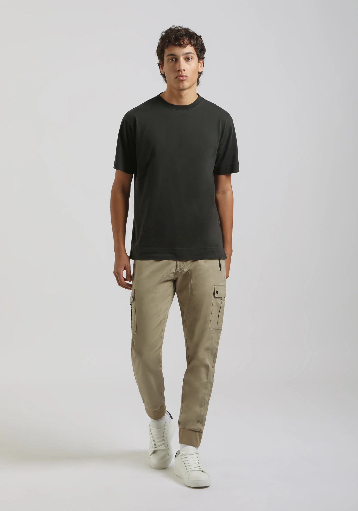 Pantaloni cargo in cotone