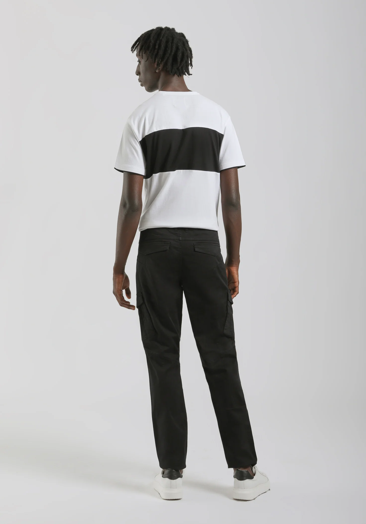 Pantaloni cargo in cotone - Image 5