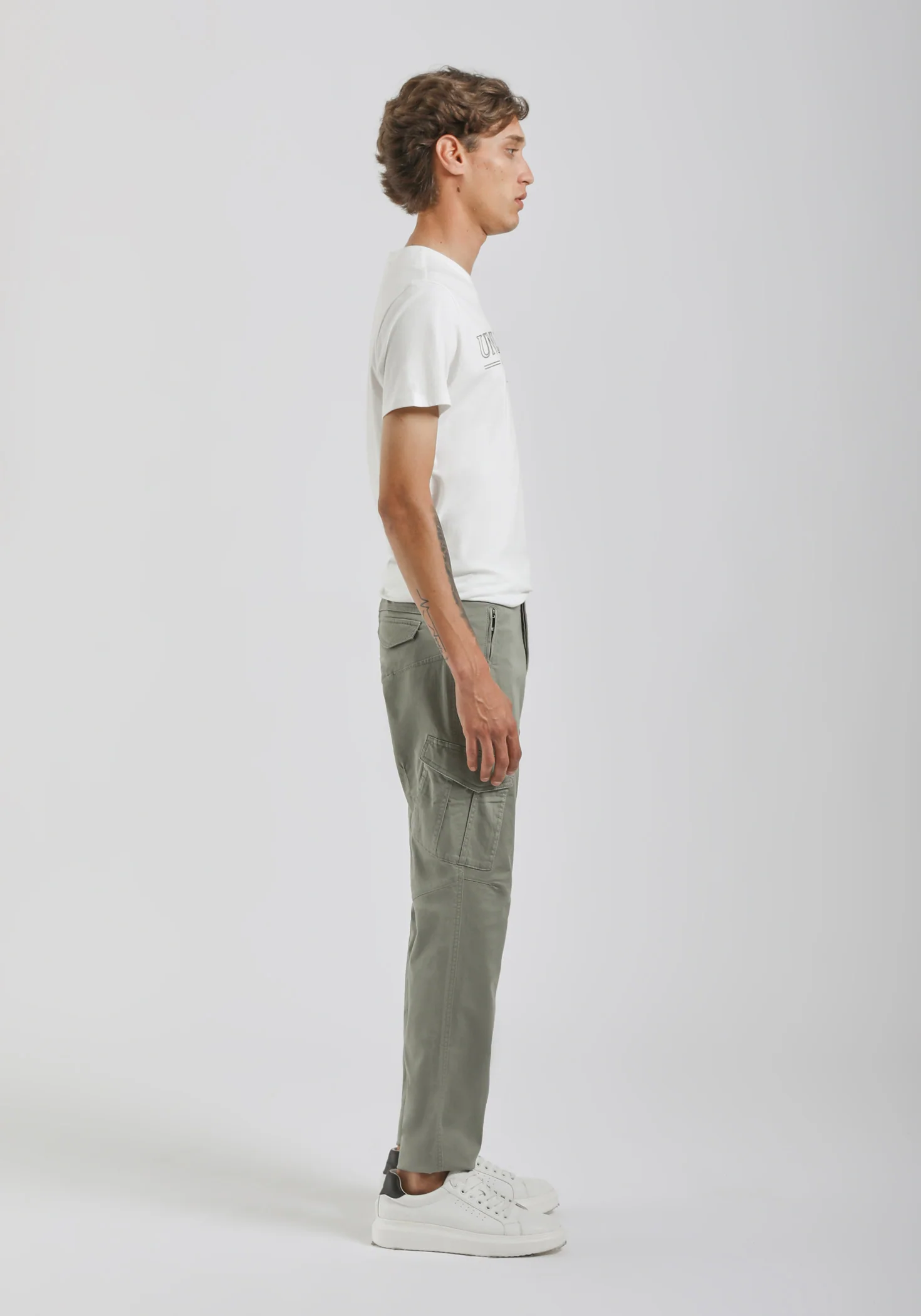 Pantaloni cargo in cotone - Image 4