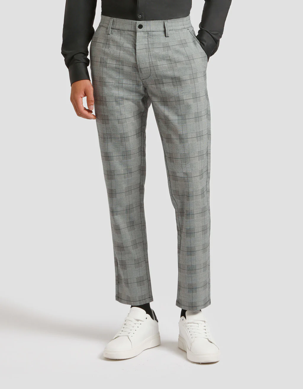 Pantaloni chino con fantasia a quadri - Image 2