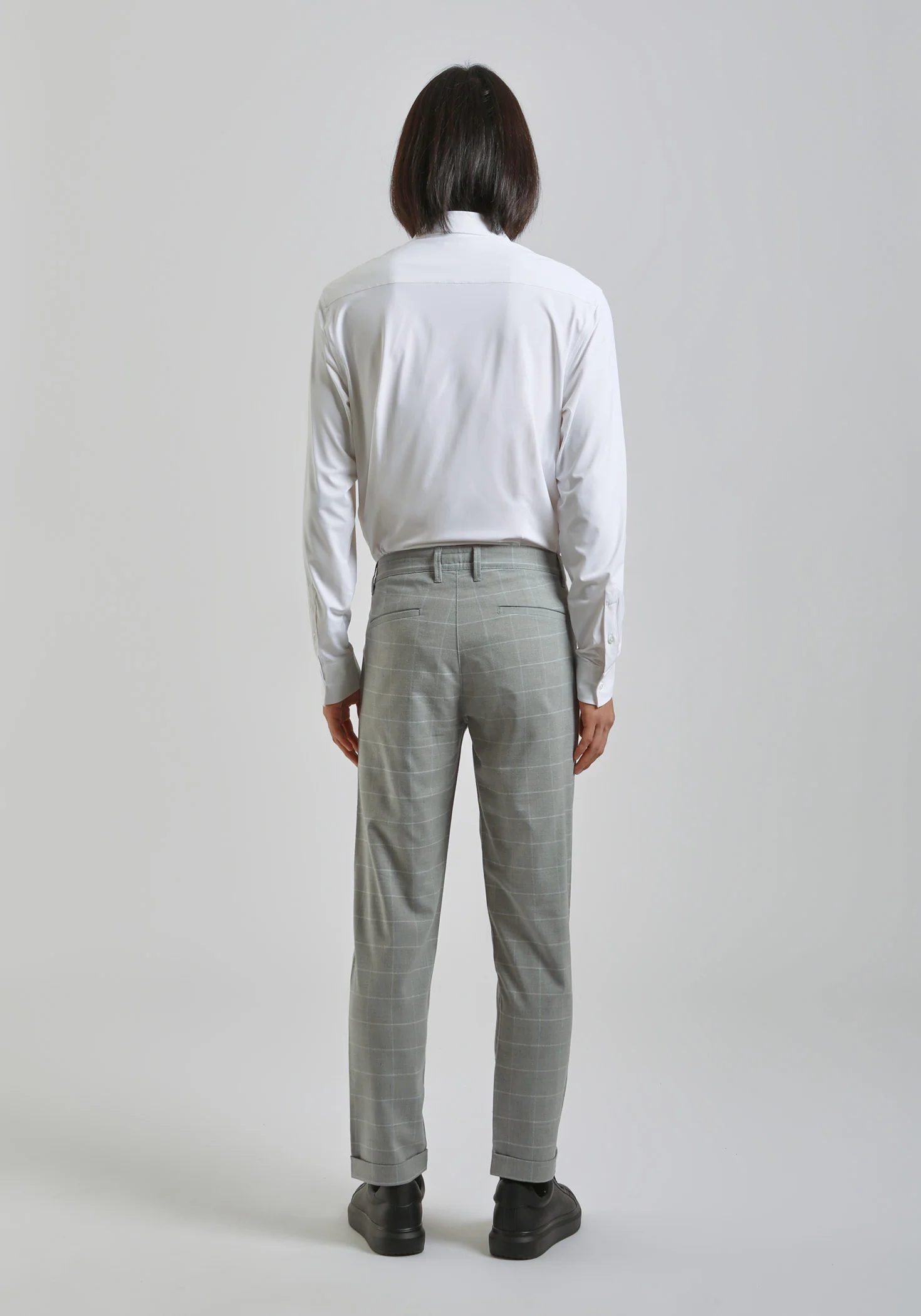 Pantaloni chino con fantasia a quadri - Image 6