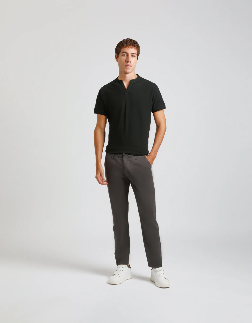 Pantaloni chino in cotone