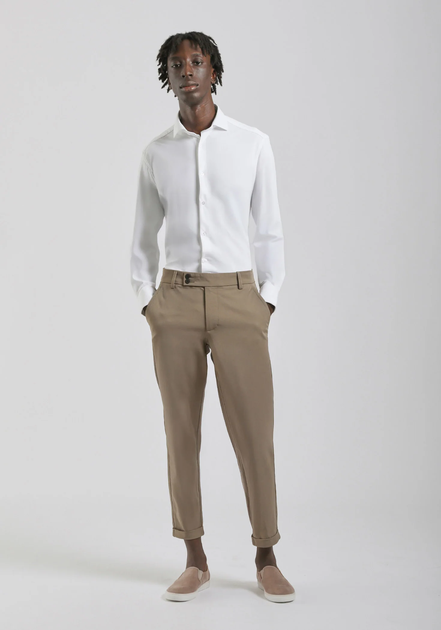 Pantaloni chino in nylon - Image 7